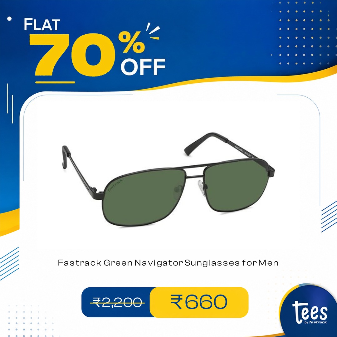 Fastrack Eyewear Facebook ad: 65% off on Tees By Fastrack Sunglasses