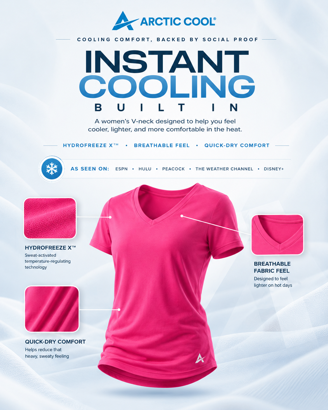 Arctic Cool Facebook ad