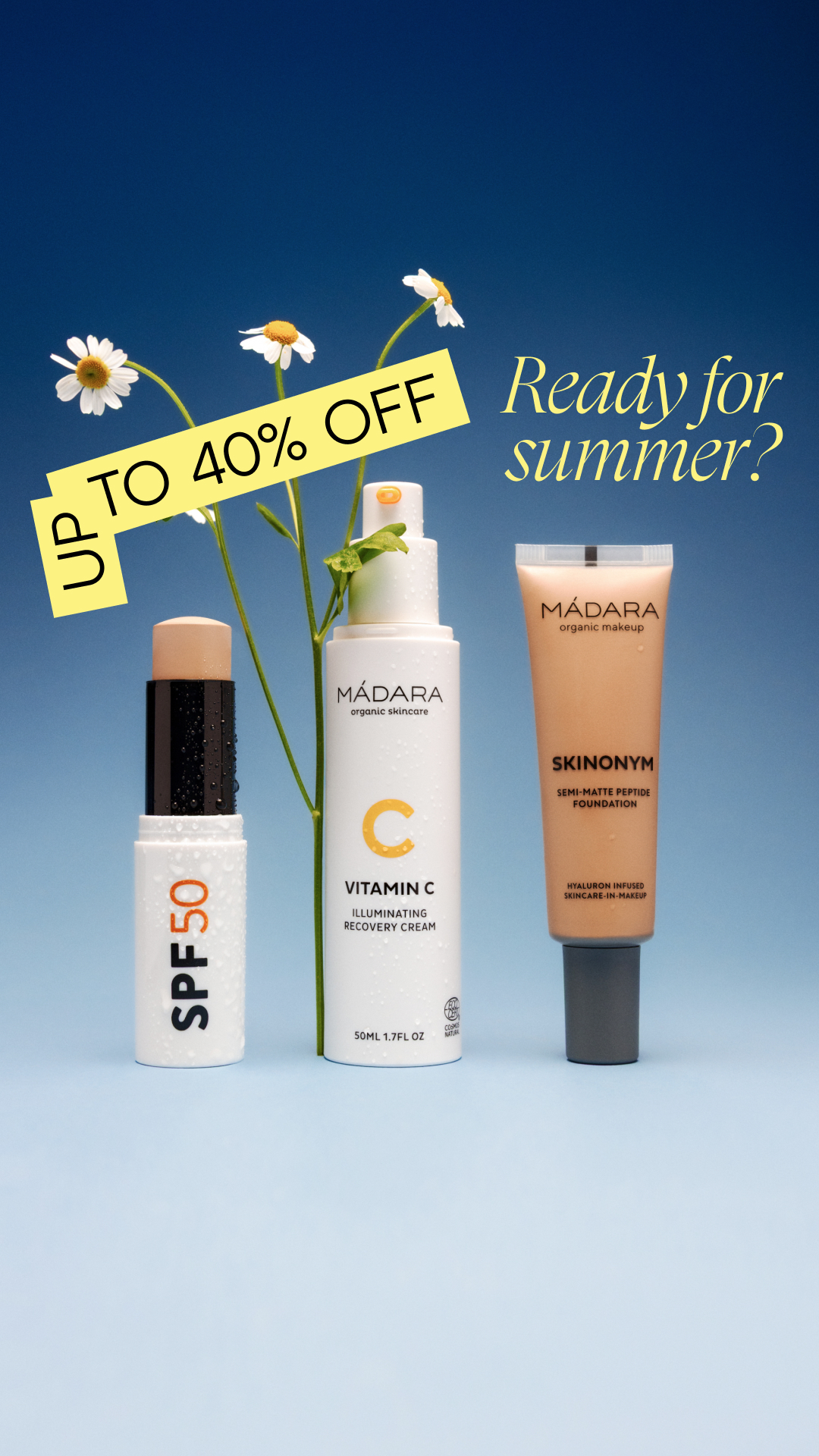 Mádara Organic Skincare Facebook ad