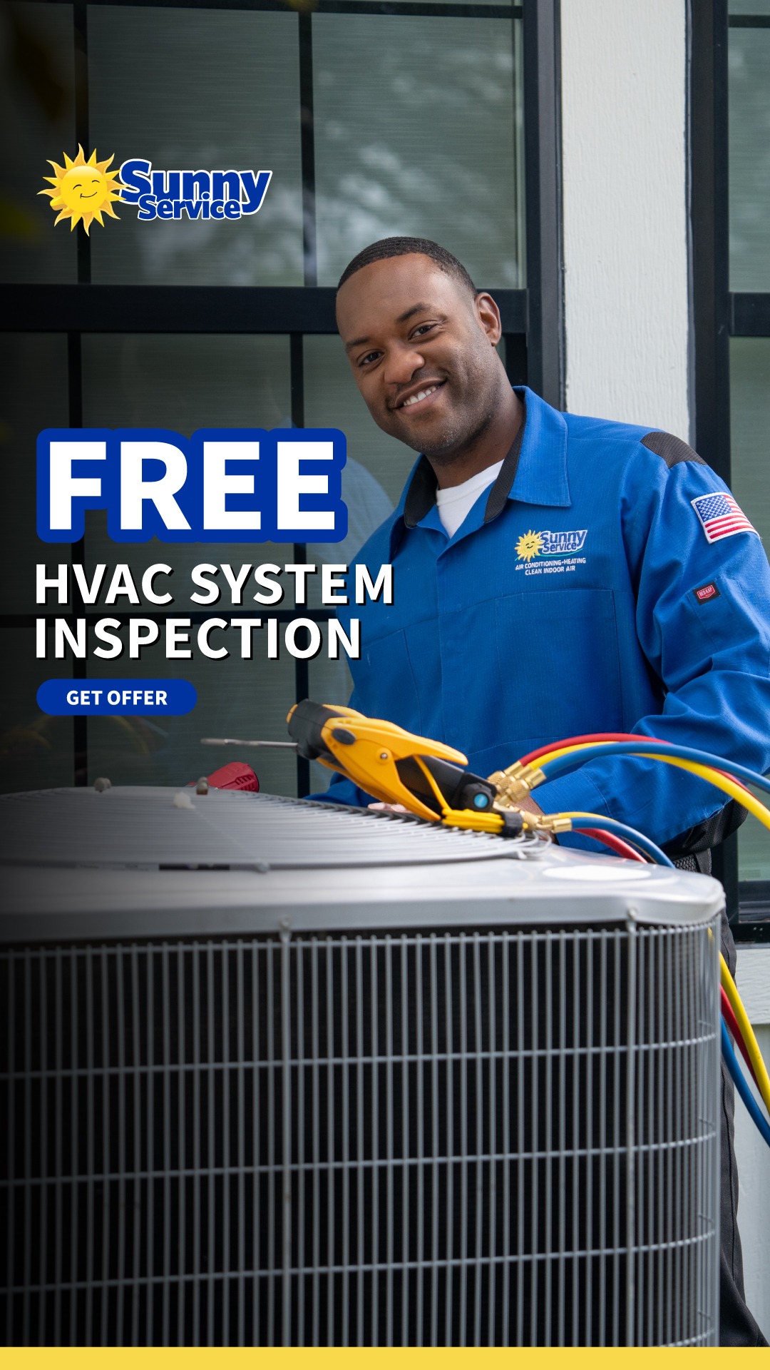 Sunny Service Facebook ad