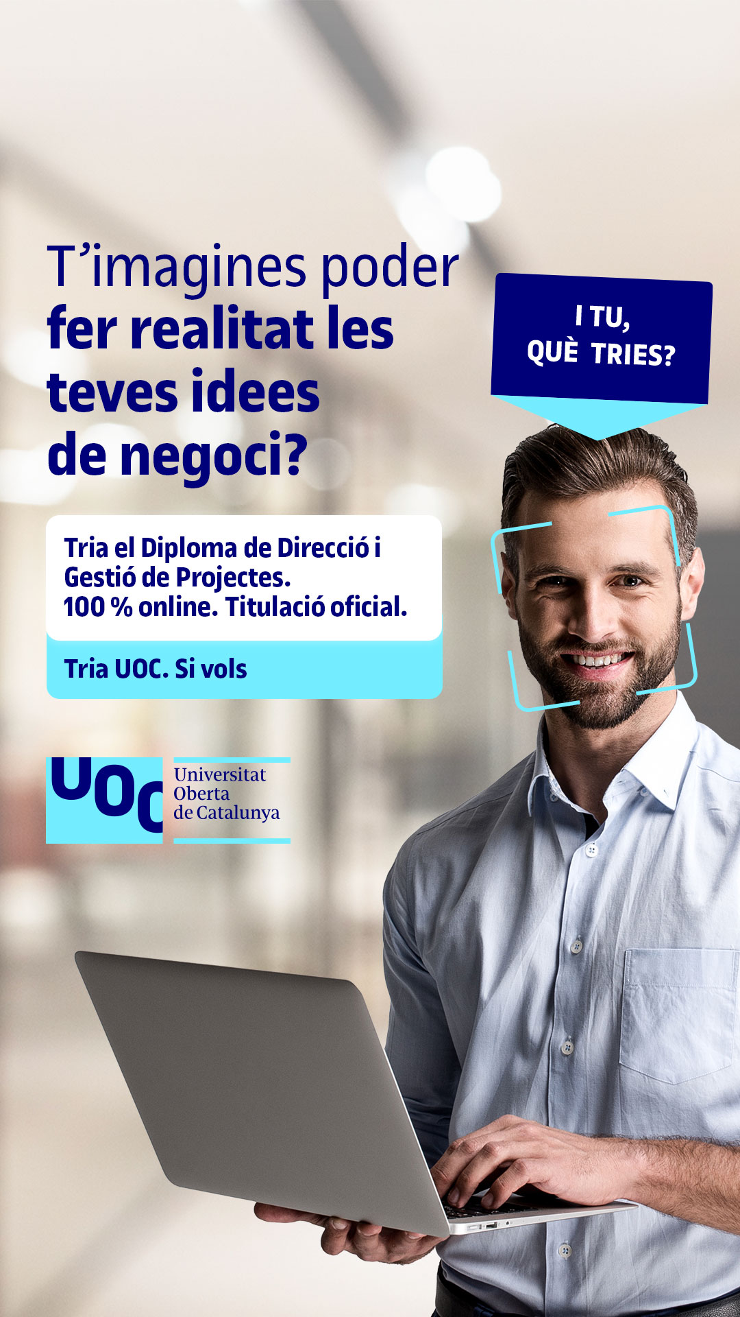 Universitat Oberta de Catalunya (UOC) Facebook ad