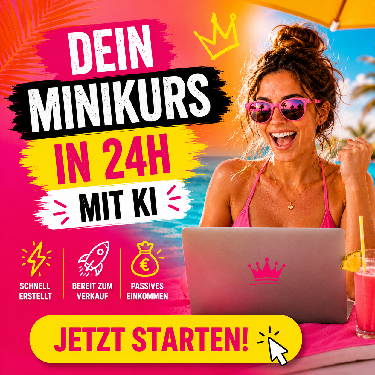 Businesskickstart mit Natascha Facebook ad: Einmal bauen, immer wieder verkaufen, das ist der ganze…