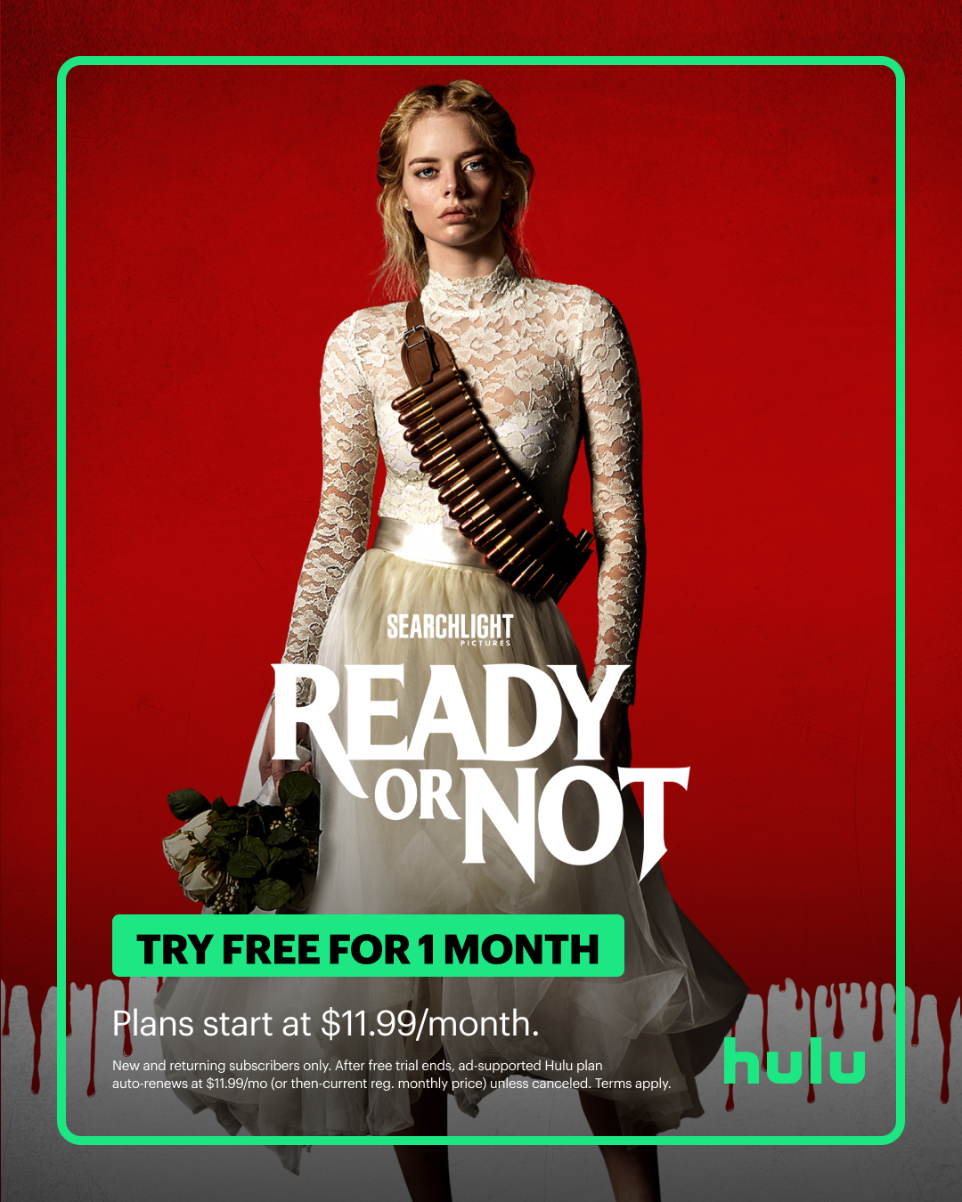 Hulu Facebook ad
