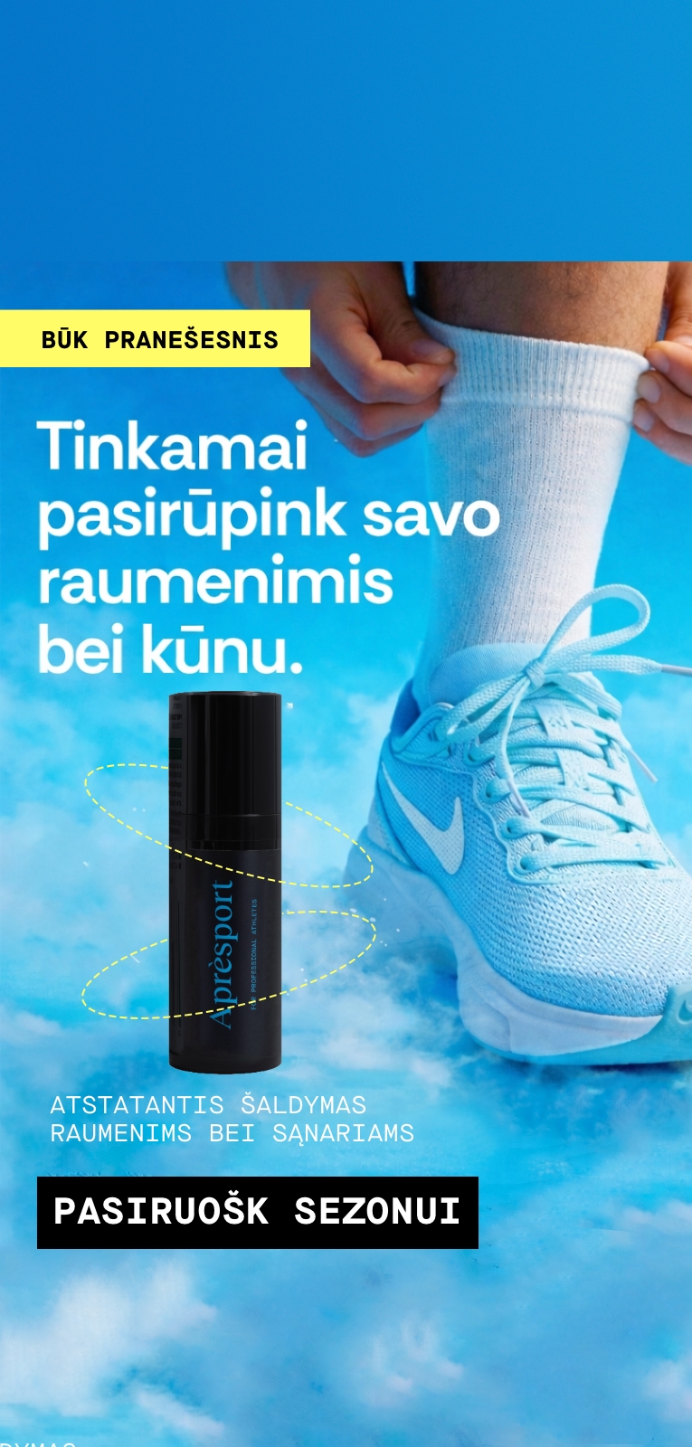 Aprèsport Facebook ad from Apr 20, 2026
