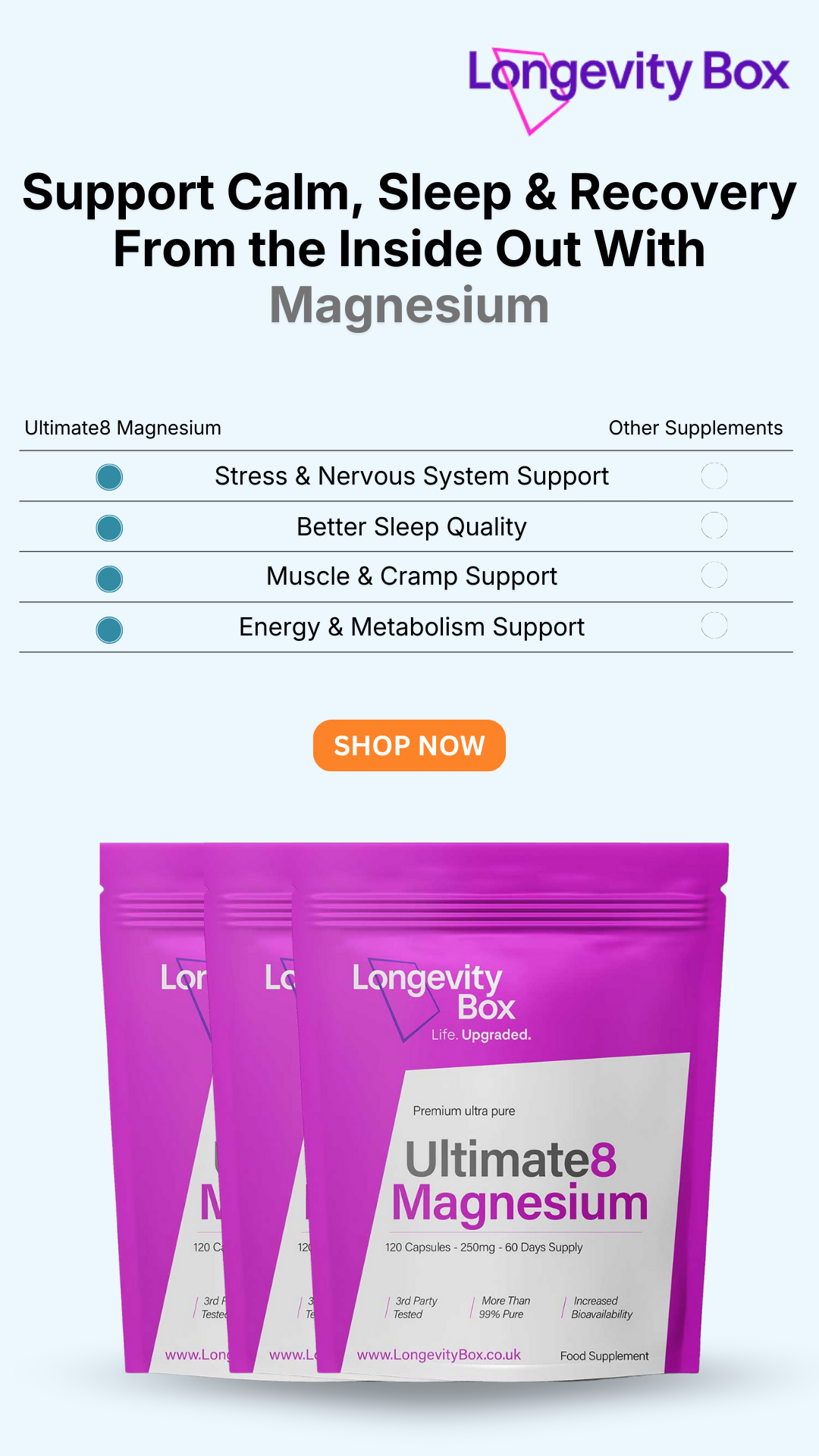 Longevity Box Facebook ad