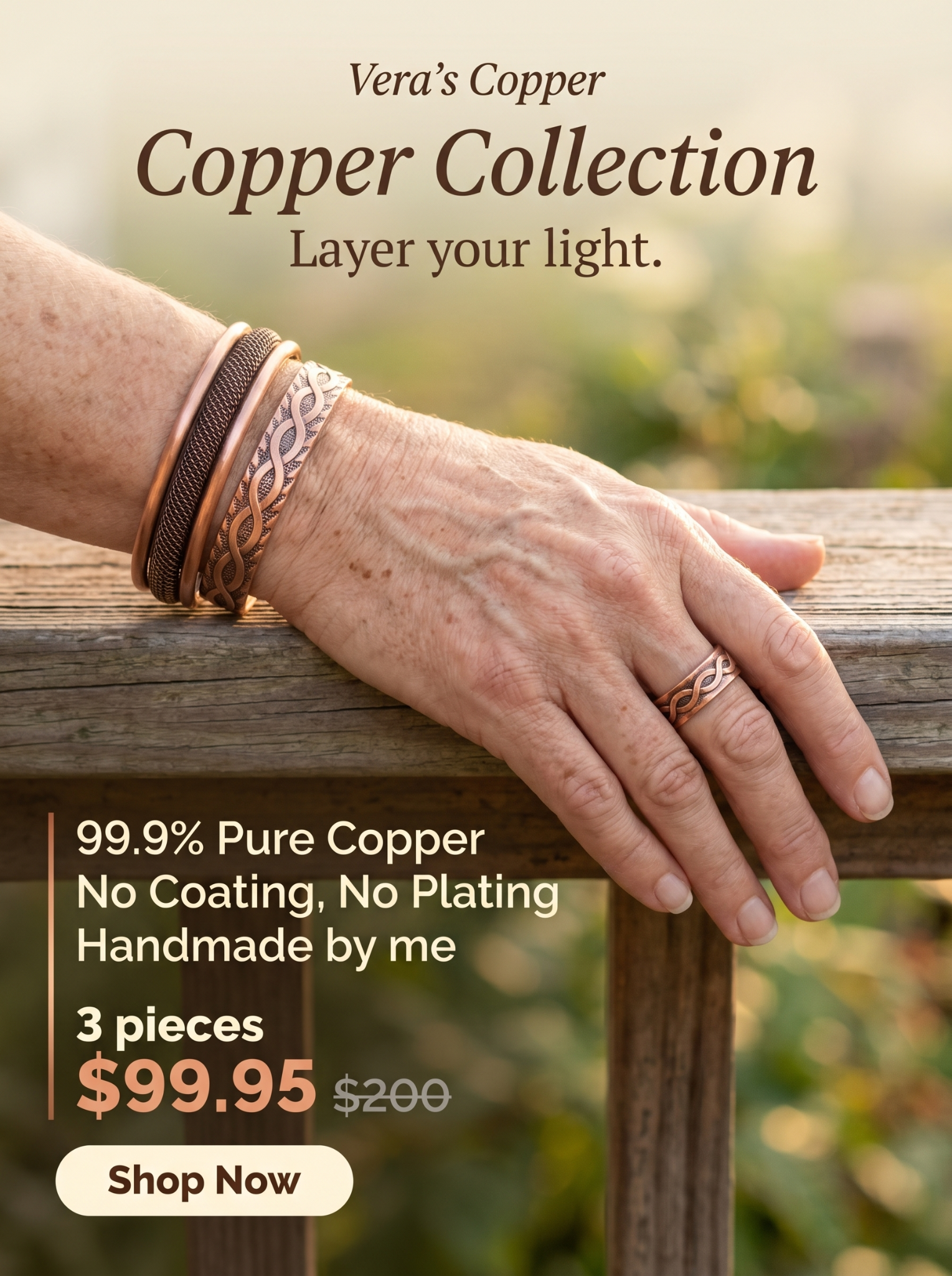 Vera’s Copper Facebook ad