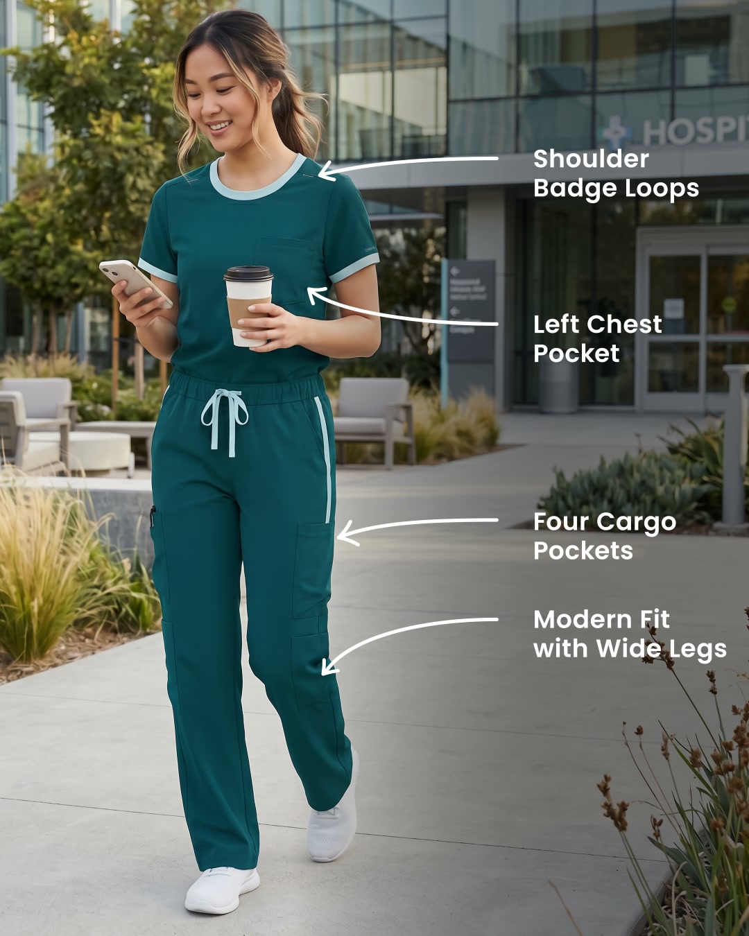 Wink Scrubs Facebook ad: Affordable Premium Scrubs