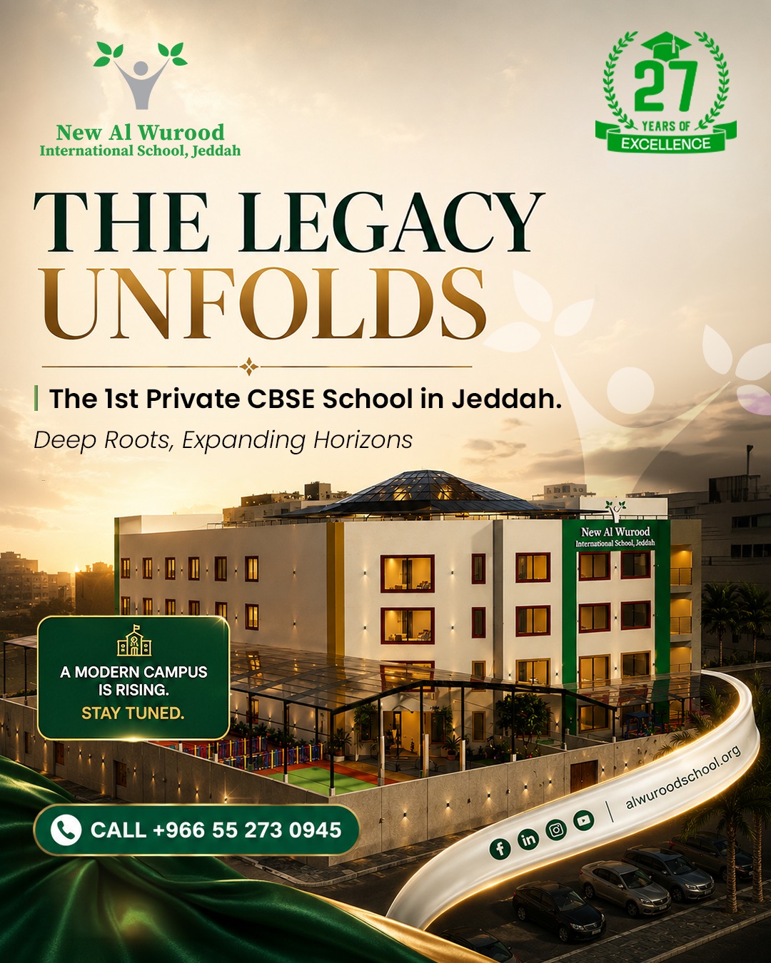 New Al Wurood International School Facebook ad