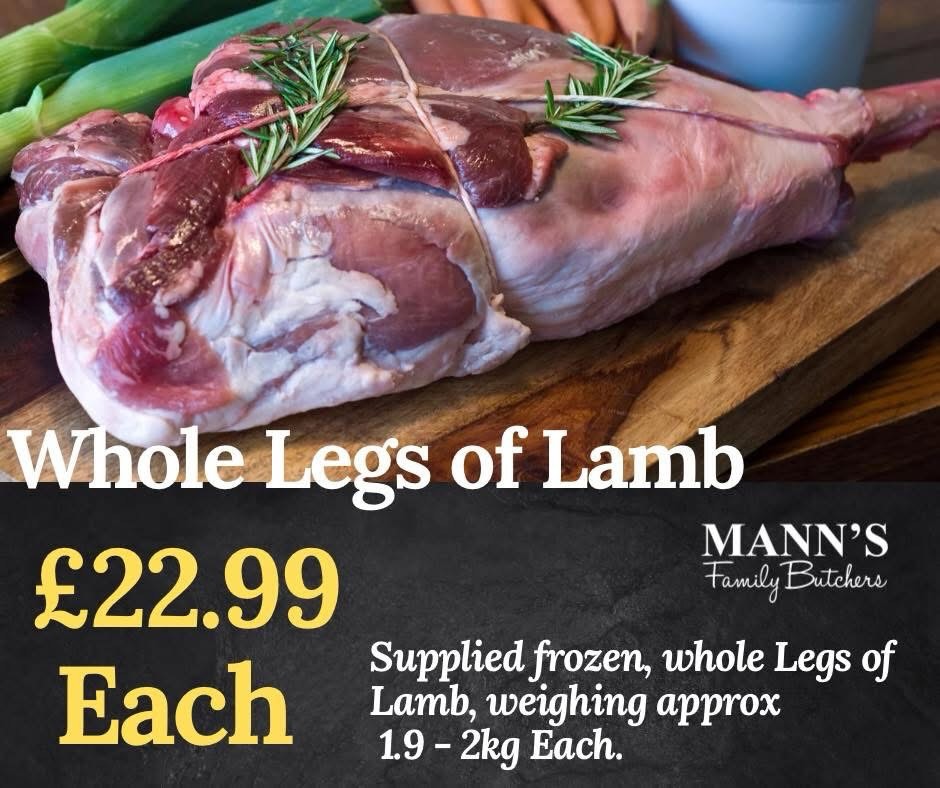 Manns Family Butchers Facebook ad