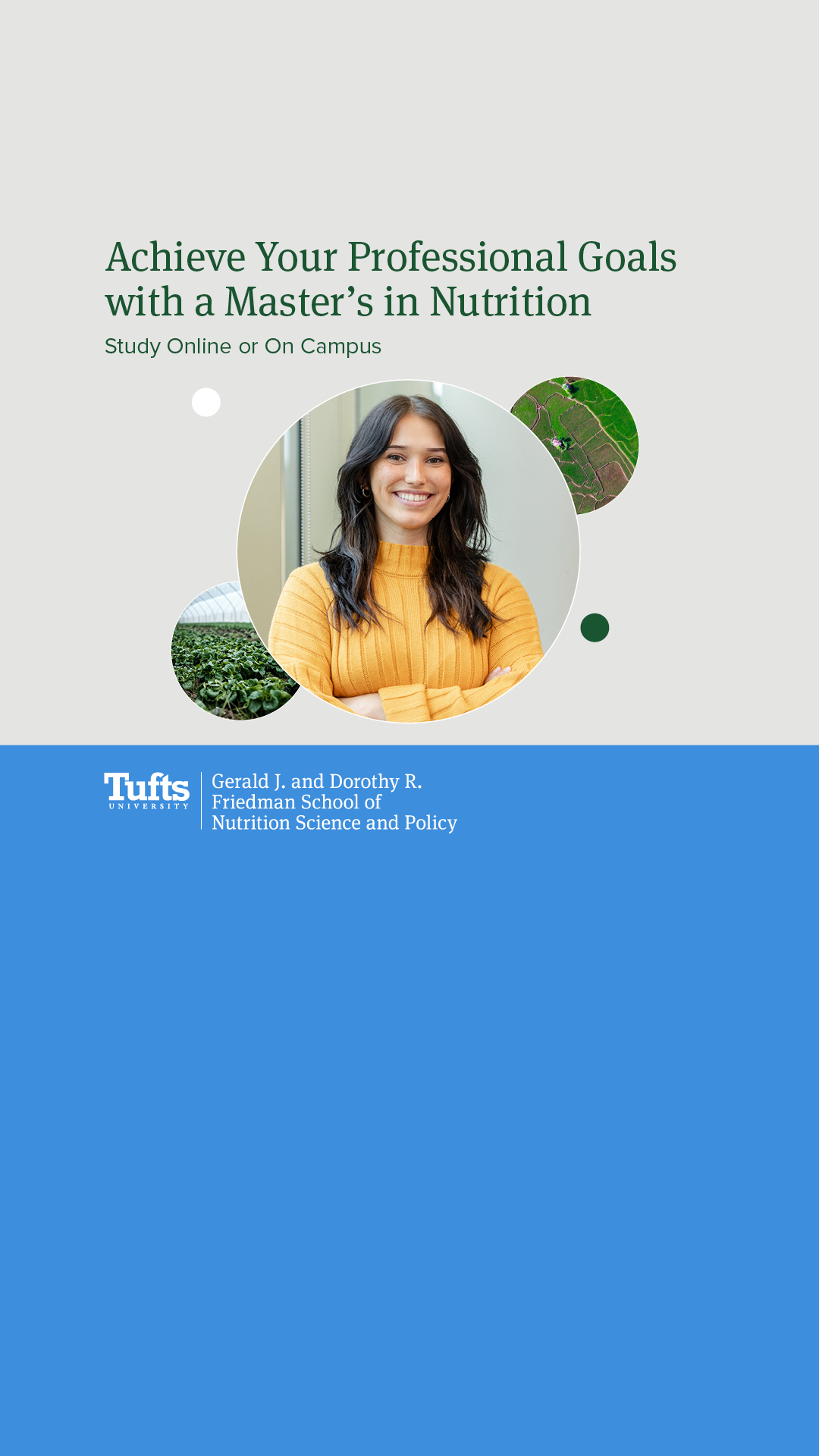 Tufts University Facebook ad