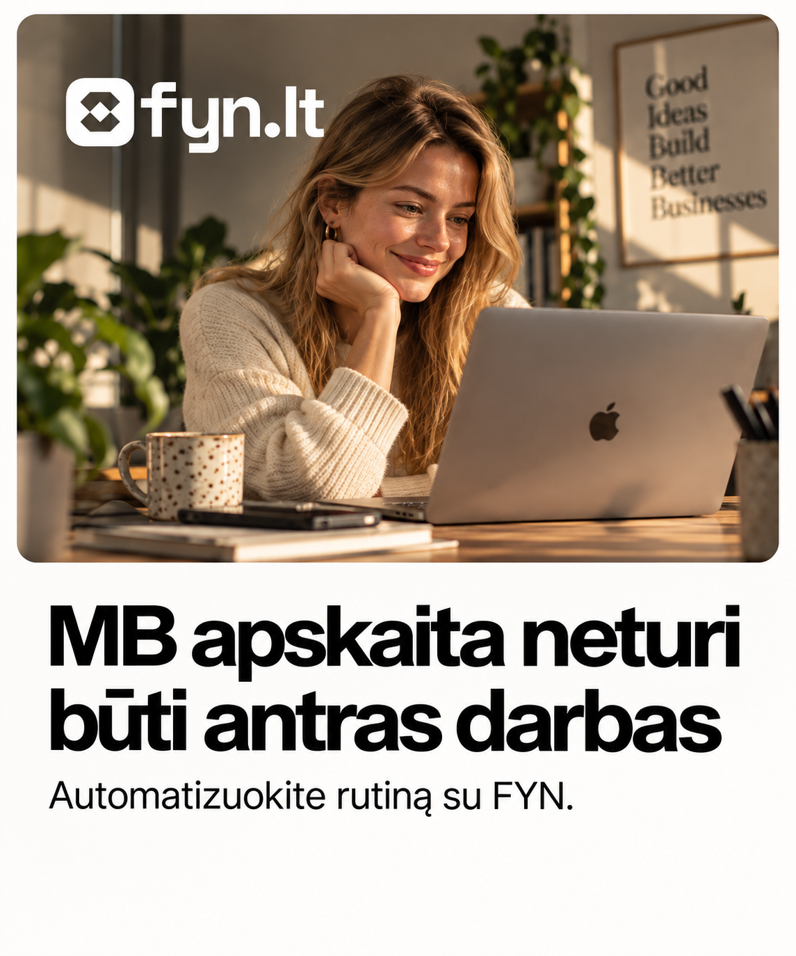 FYN Facebook ad: MB apskaita neturi būti antras darbas