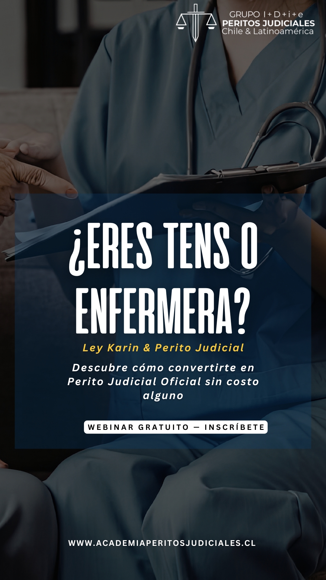 Academia Peritos Judiciales Facebook ad from May 4, 2026