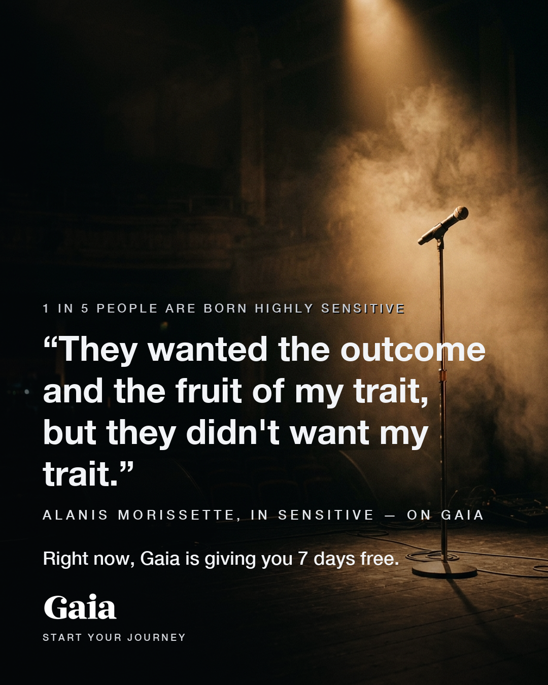 Gaia Facebook ad