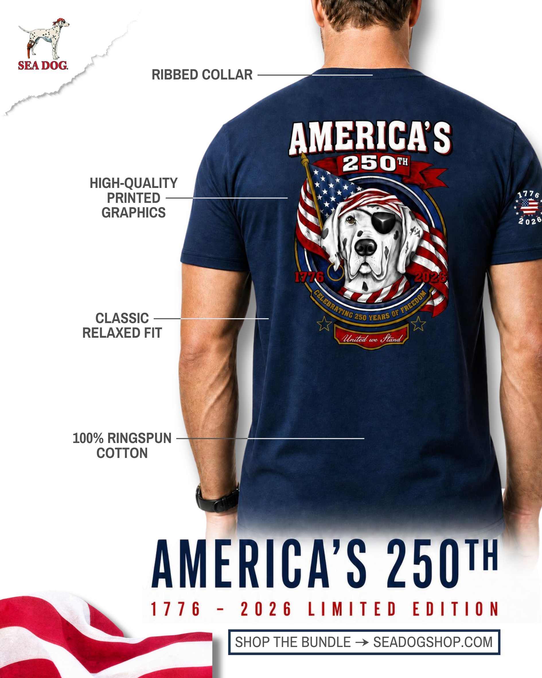Sea Dog T-Shirts Facebook ad