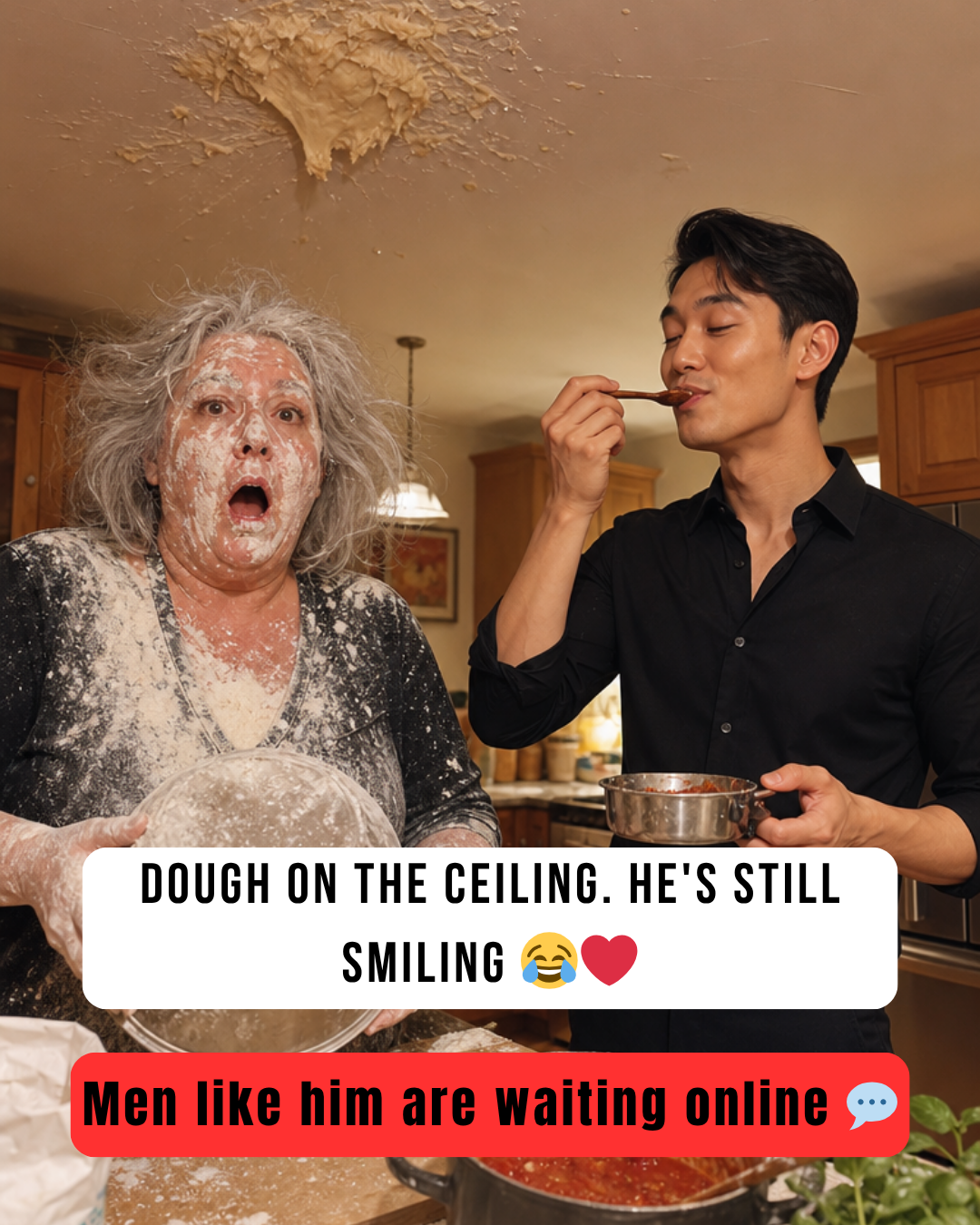 Lovingmatch Facebook ad: Real Asian Men Don't Just Want Thin, They Want YOU