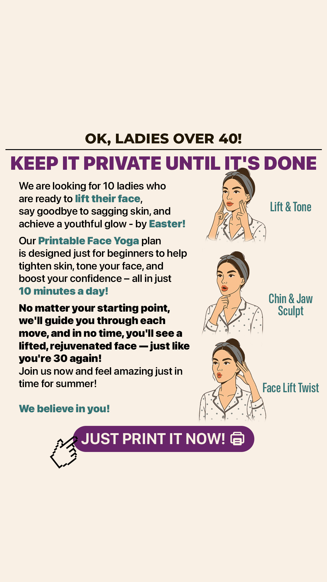 Luvly Facebook ad