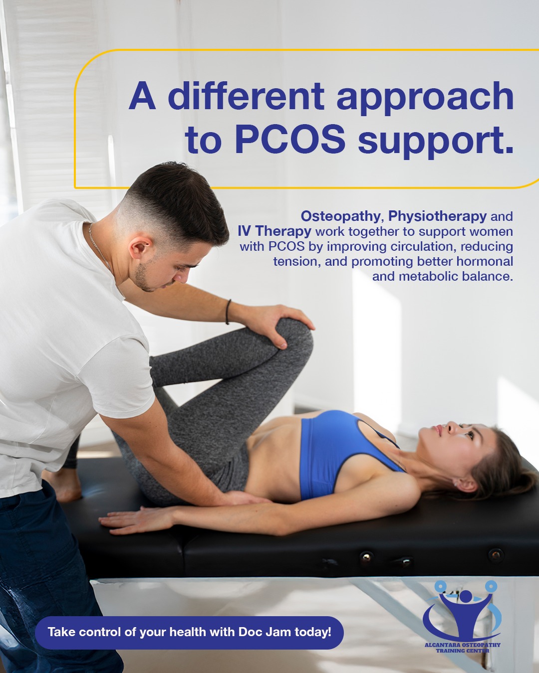 Dr. Jam Alcantara, Osteopath, Naprapath Facebook ad: Strong at every stage.