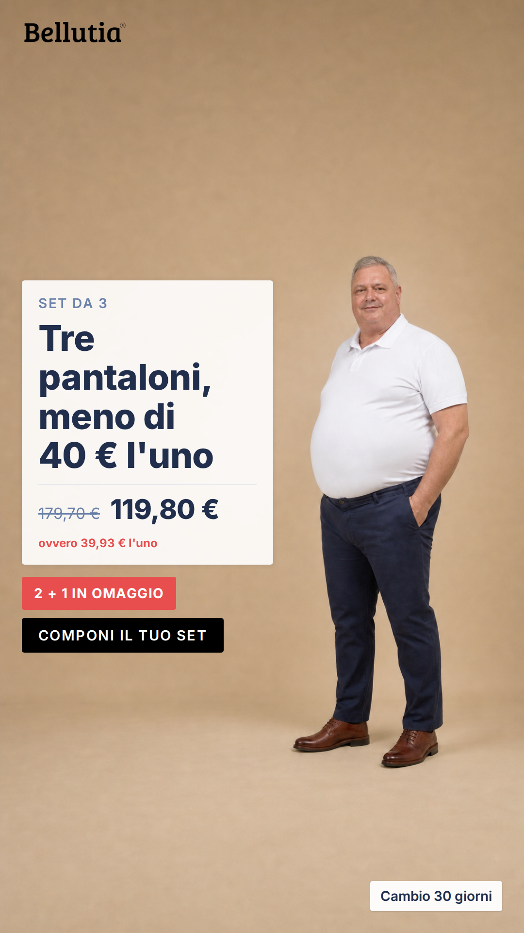 Bellutia Italia Facebook ad: Meno di 40 € l'uno