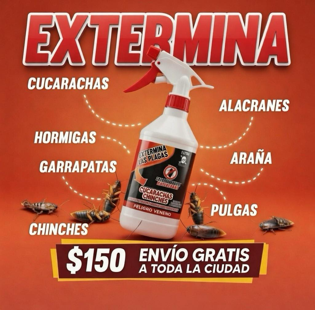 Exterminante Mataplagas Mazatlan Facebook ad: SOLICITALO YA!