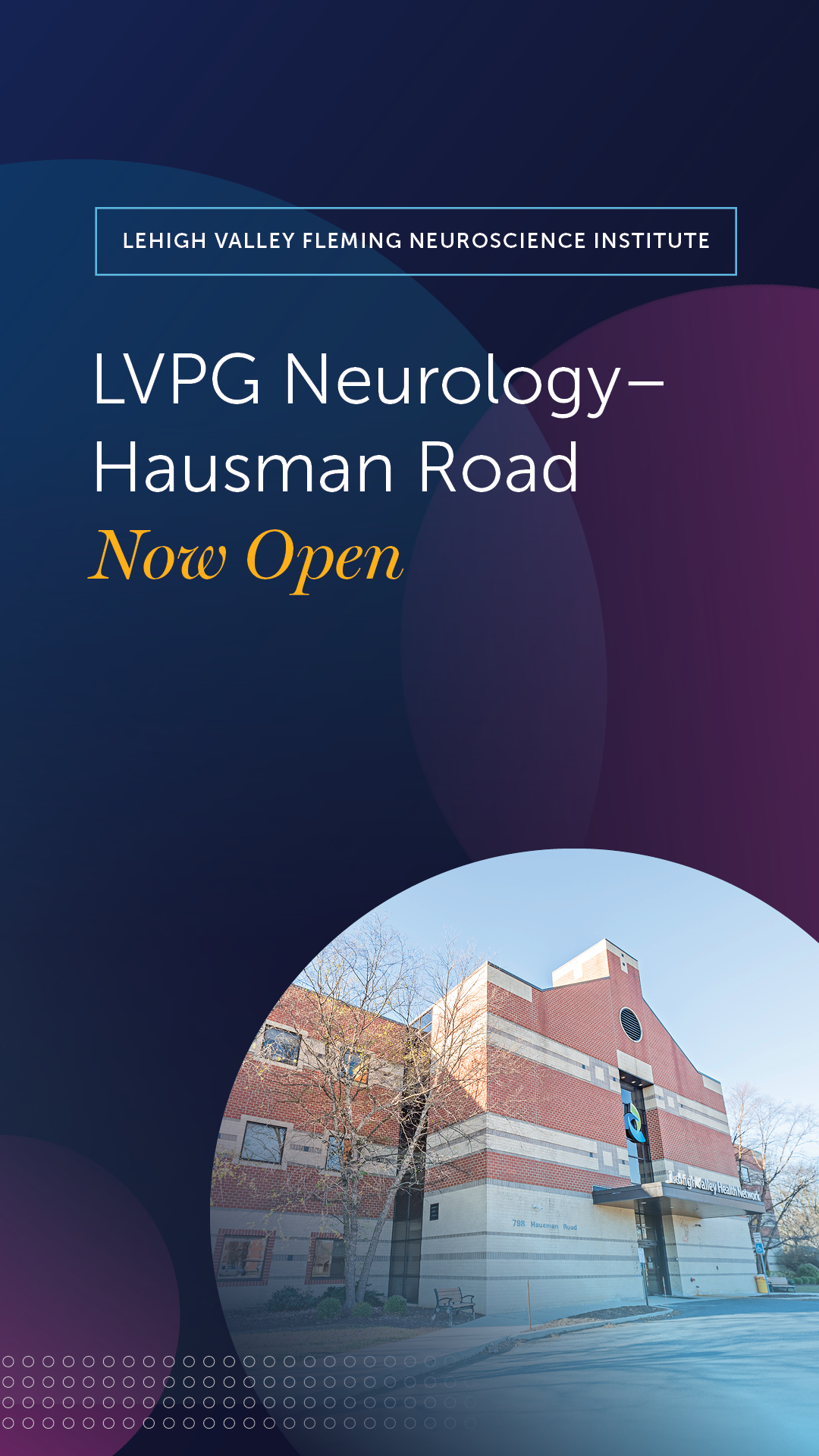 Lehigh Valley Hospital - Cedar Crest Facebook ad: Accepting New Patients