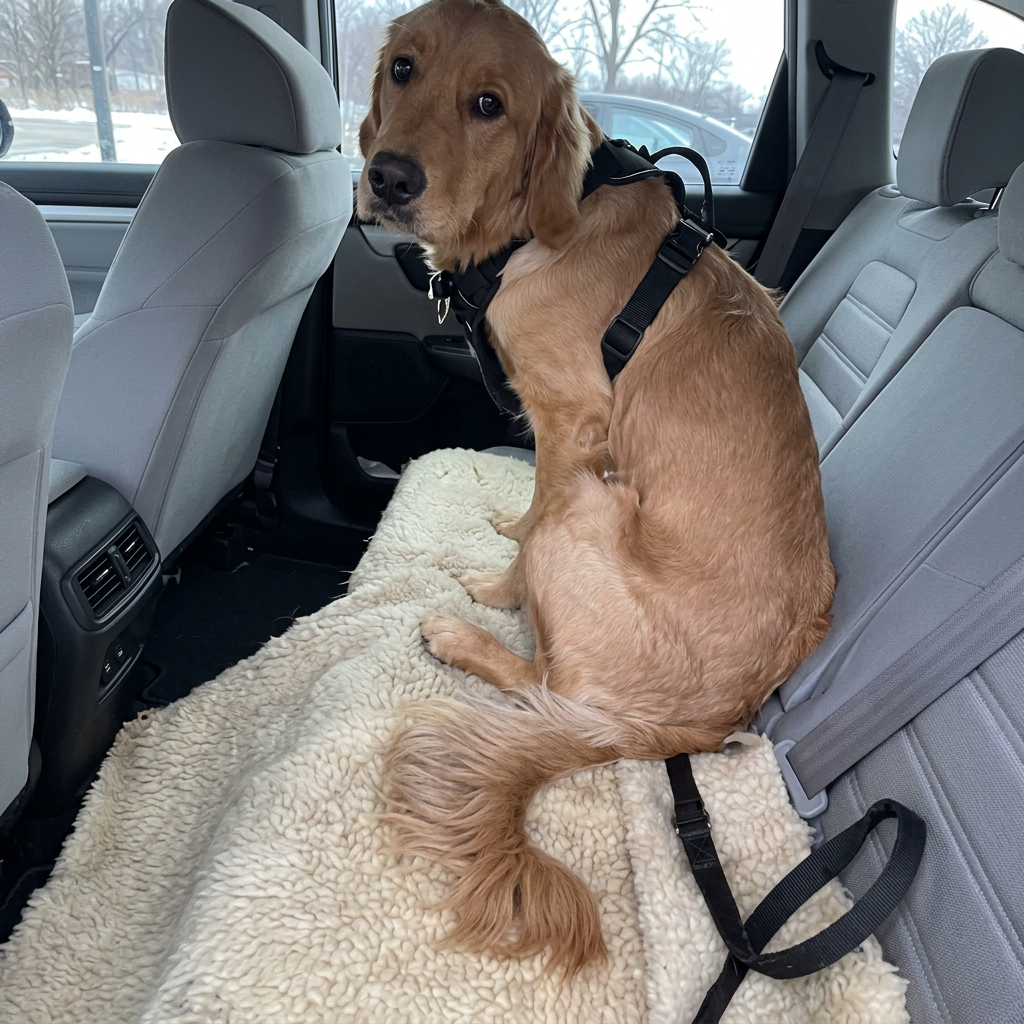 We Who Love Dogs Facebook ad: Read this if your dog rides in the back seat