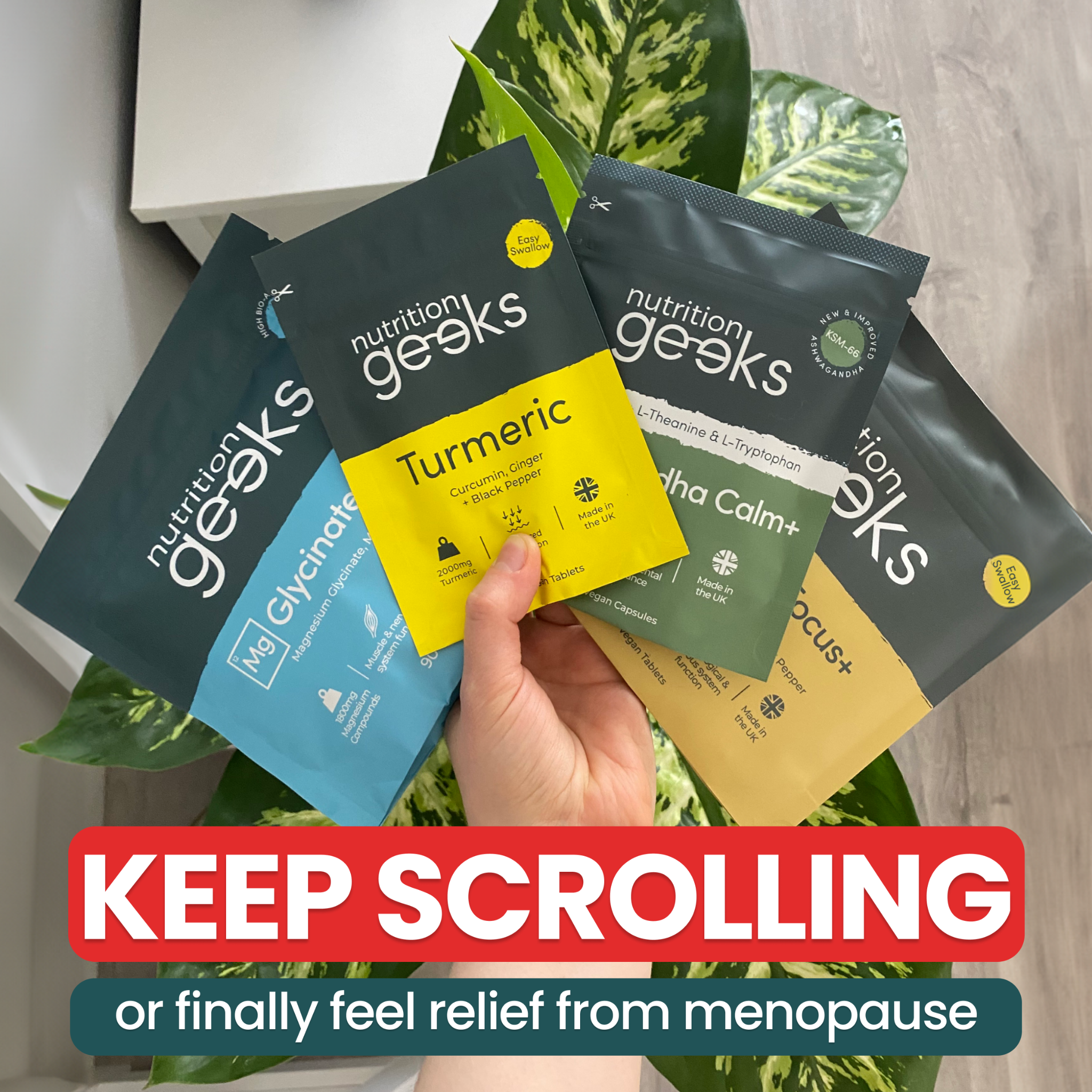 Nutrition Geeks Facebook ad