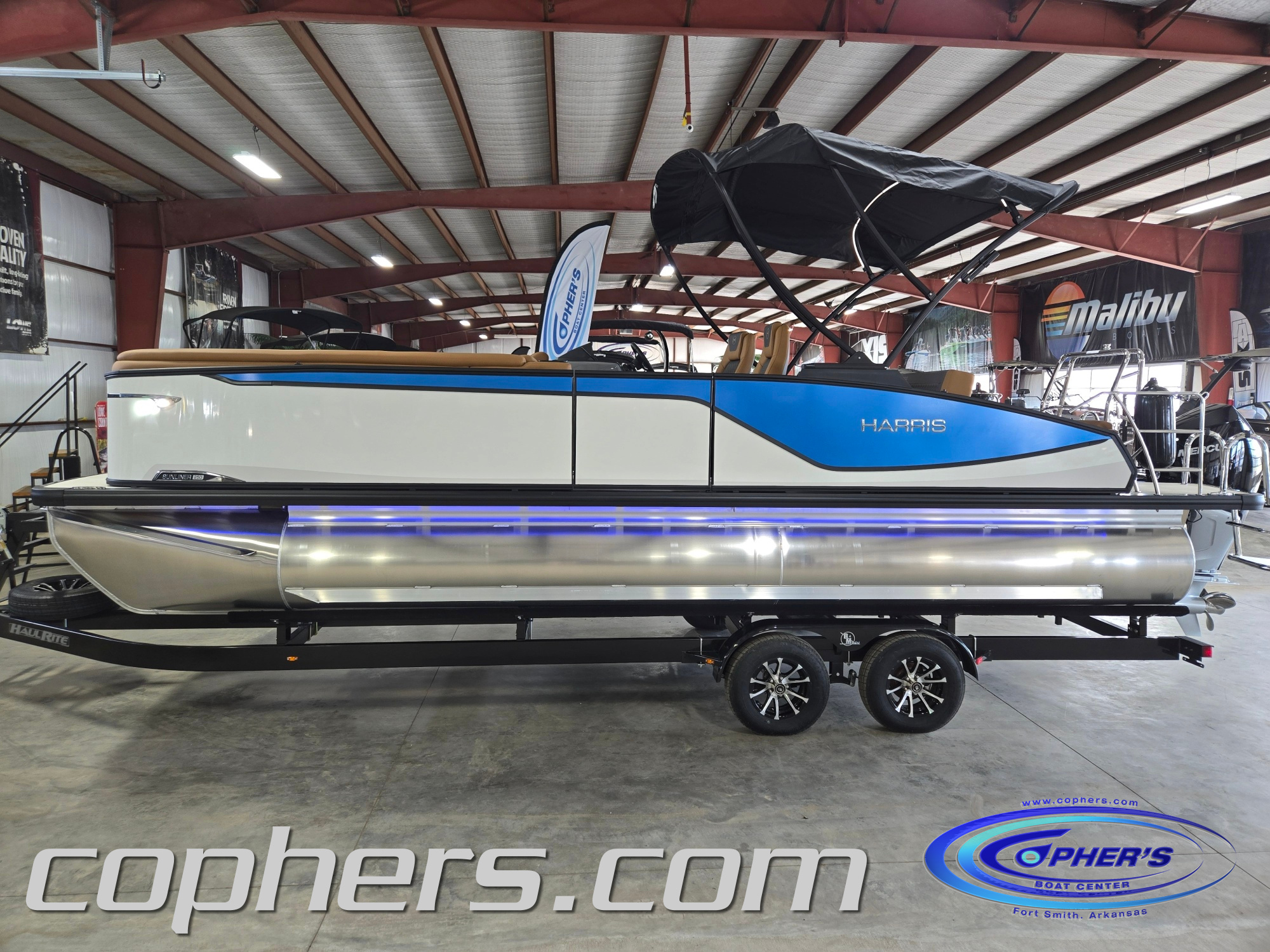 Copher's Boat Center Facebook ad: Ready to make a splash?