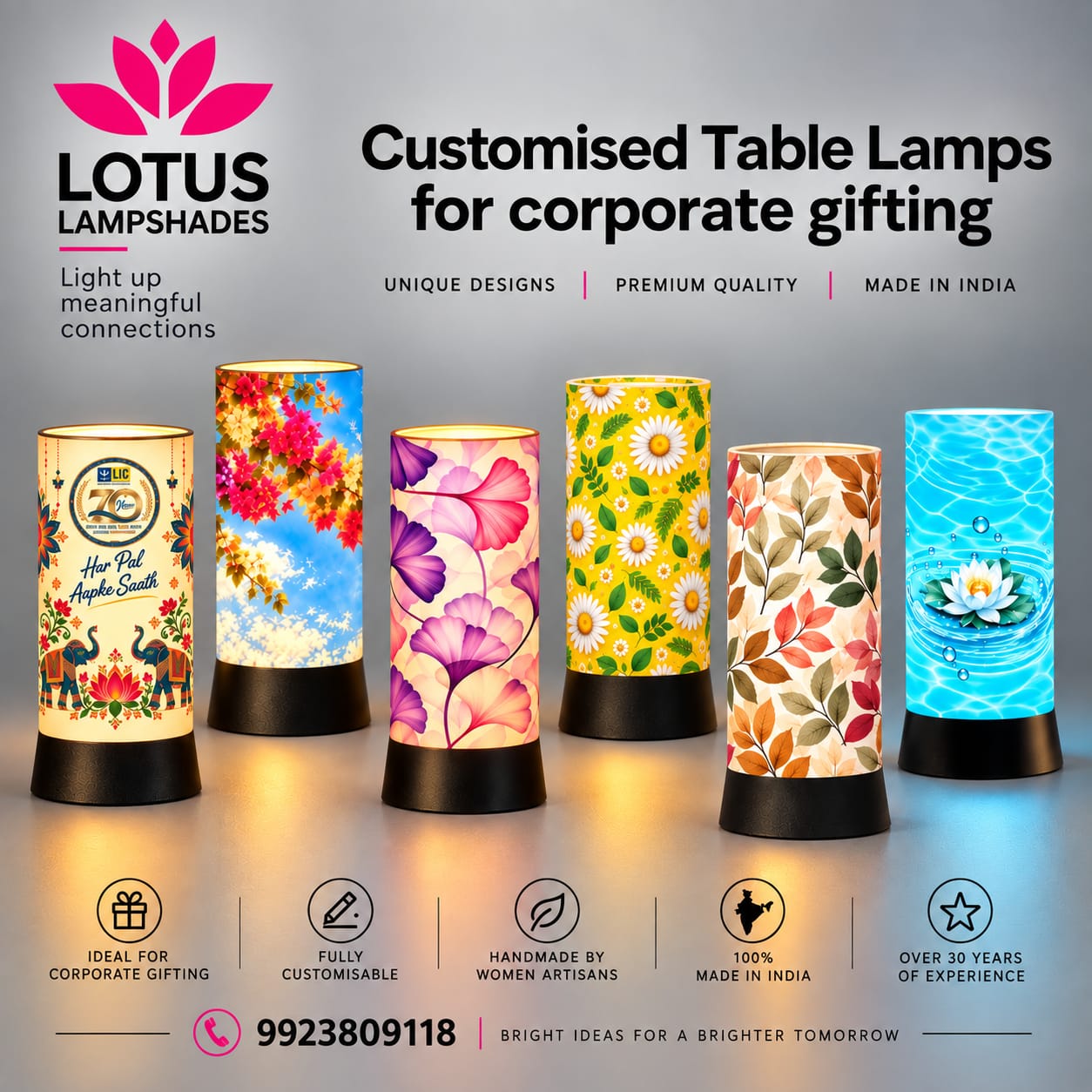 Lotus Lampshades Goa Facebook ad: Make Your Corporate Gifts Stand Out