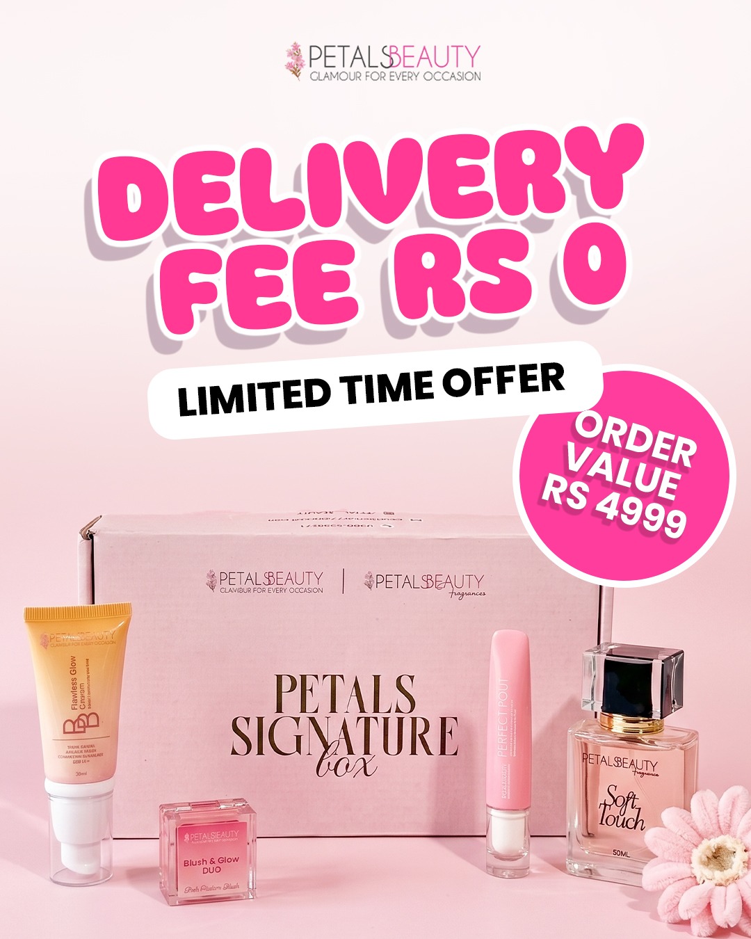 Petals Beauty Facebook ad