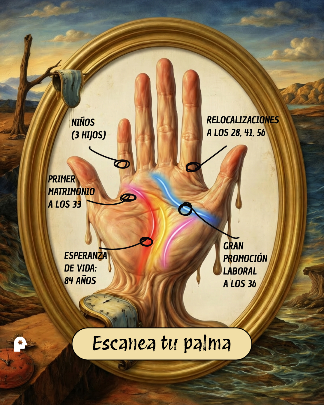 Nebula: Palm Reading Facebook ad