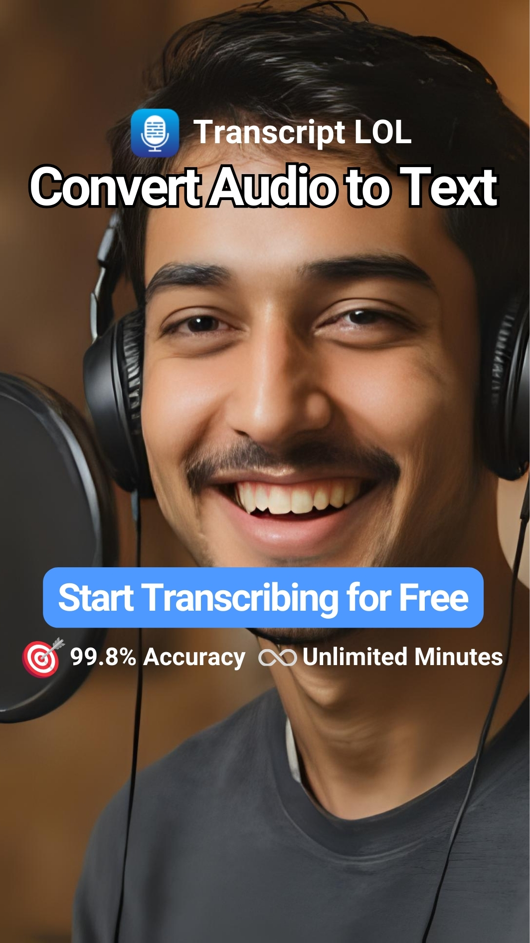 Transcript LOL Facebook ad