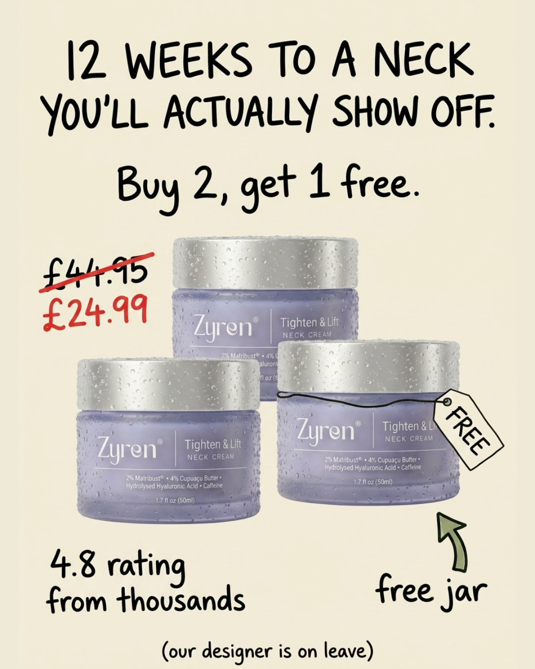 Zyren Facebook ad