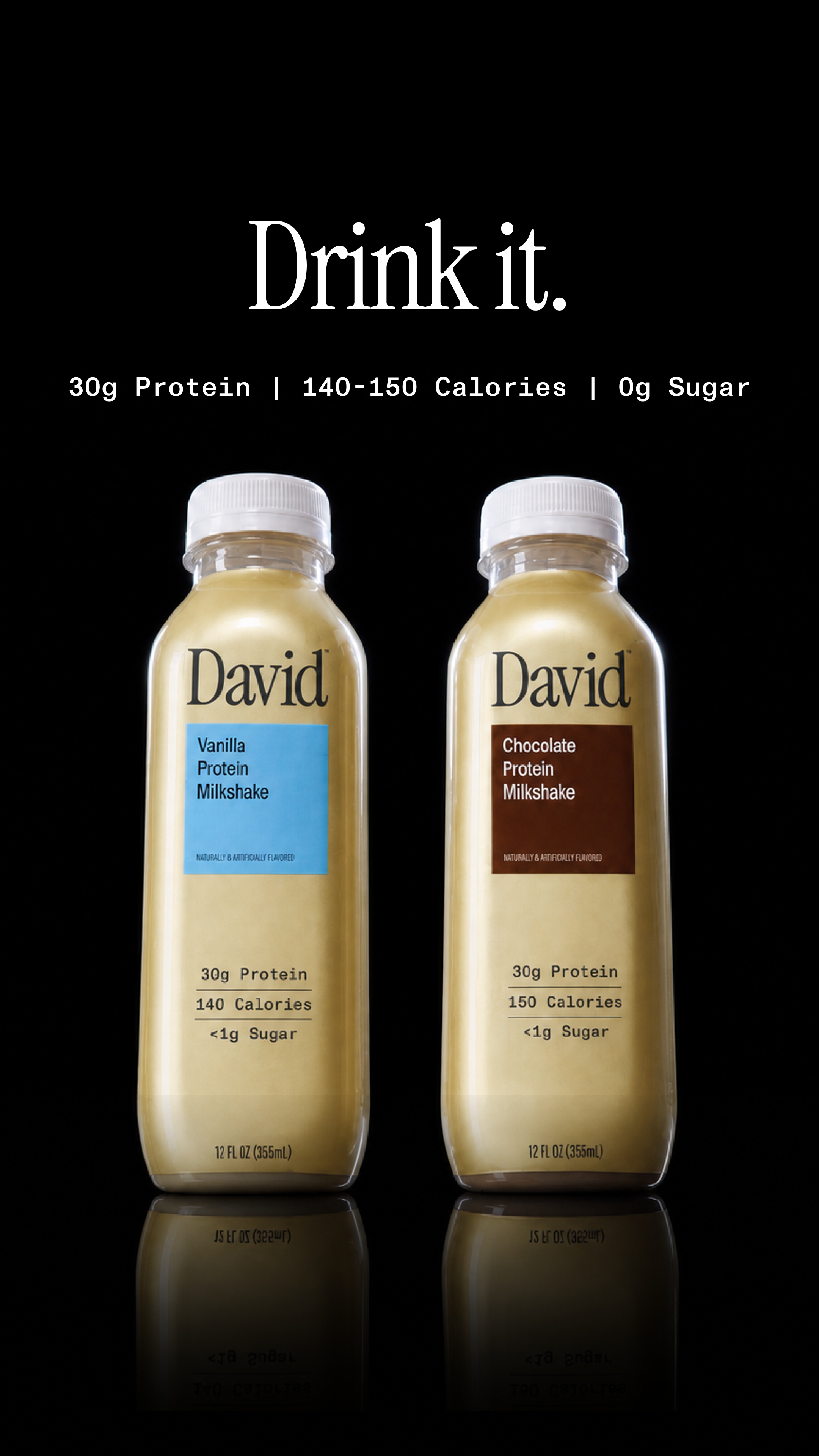 David Protein Facebook ad