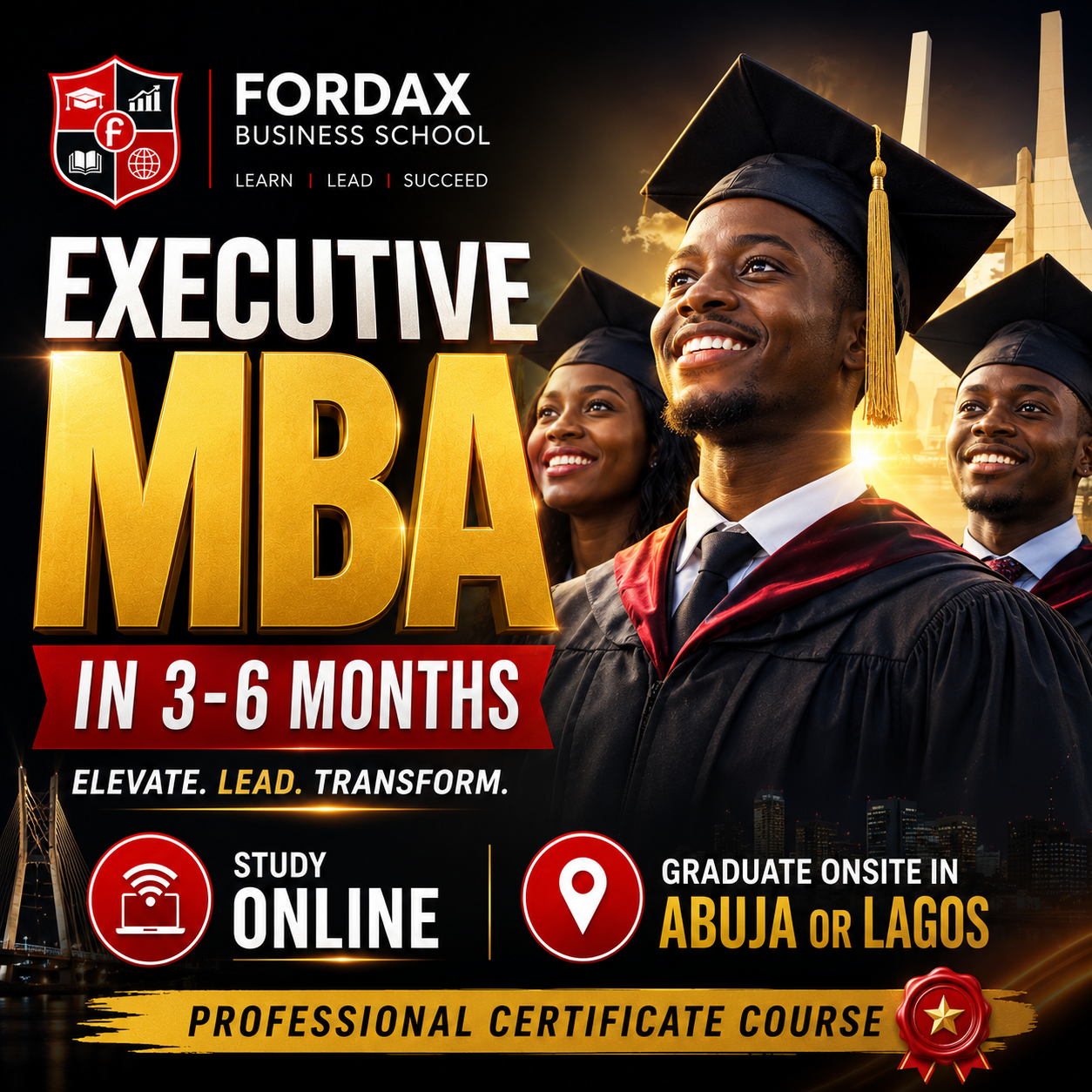 Fordax Business School NG UK Facebook ad: Are you looking for short executive programs with…