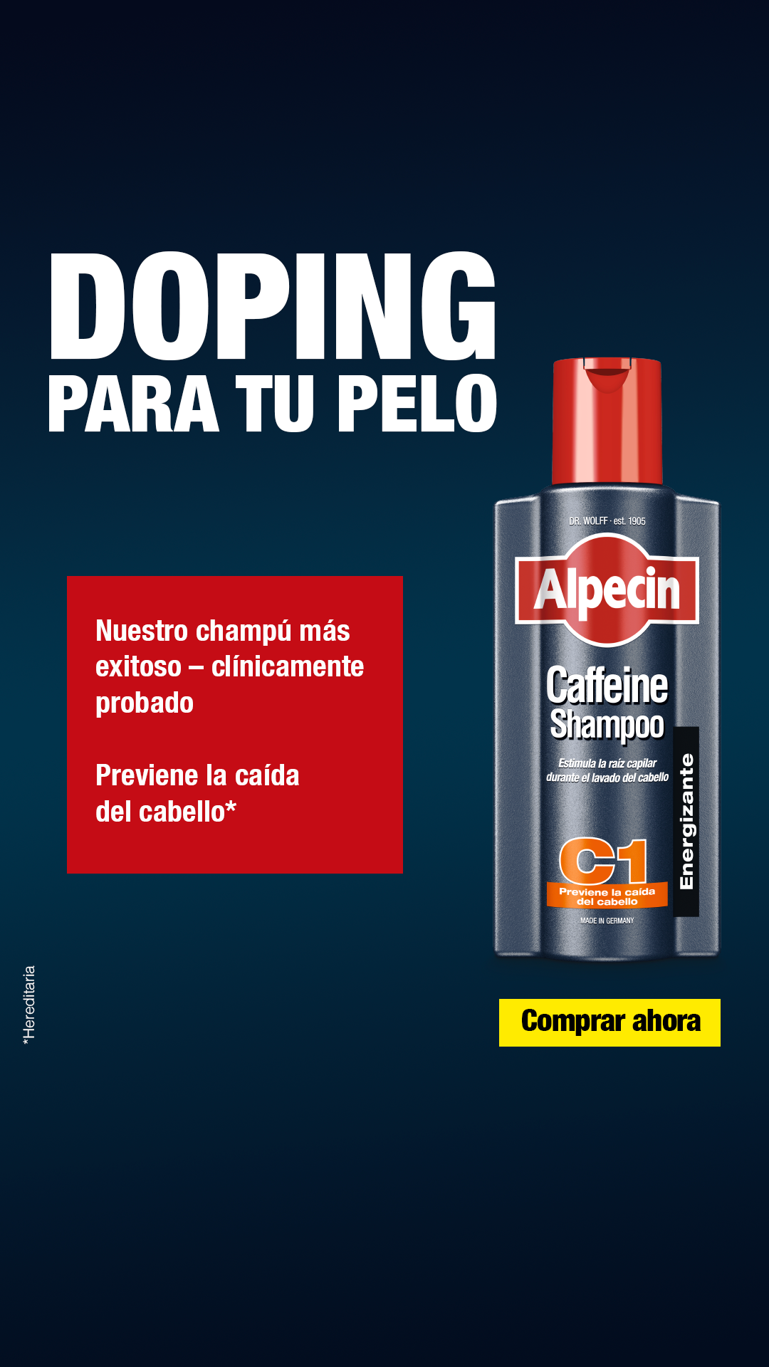 Alpecin Facebook ad