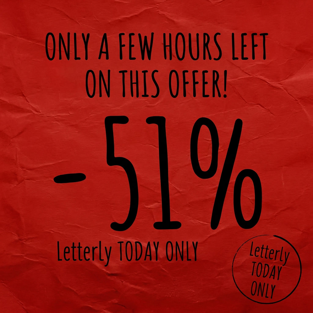 Letterly Facebook ad