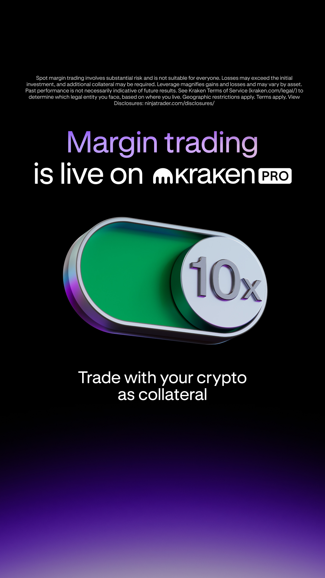 Kraken Digital Asset Exchange Facebook ad