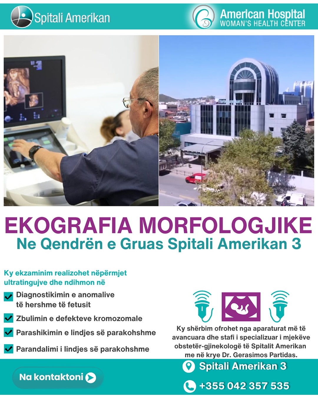 Qendra e Gruas Spitali Amerikan 3 Facebook ad: Pse të zgjidhni Qendrën e Gruas në Spitalin…