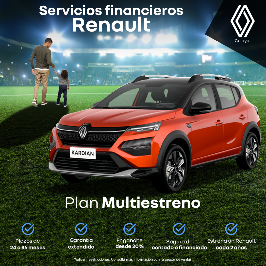 Renault Celaya (Sitio Oficial) Facebook ad: Papá quiere y merece estrenar su próximo