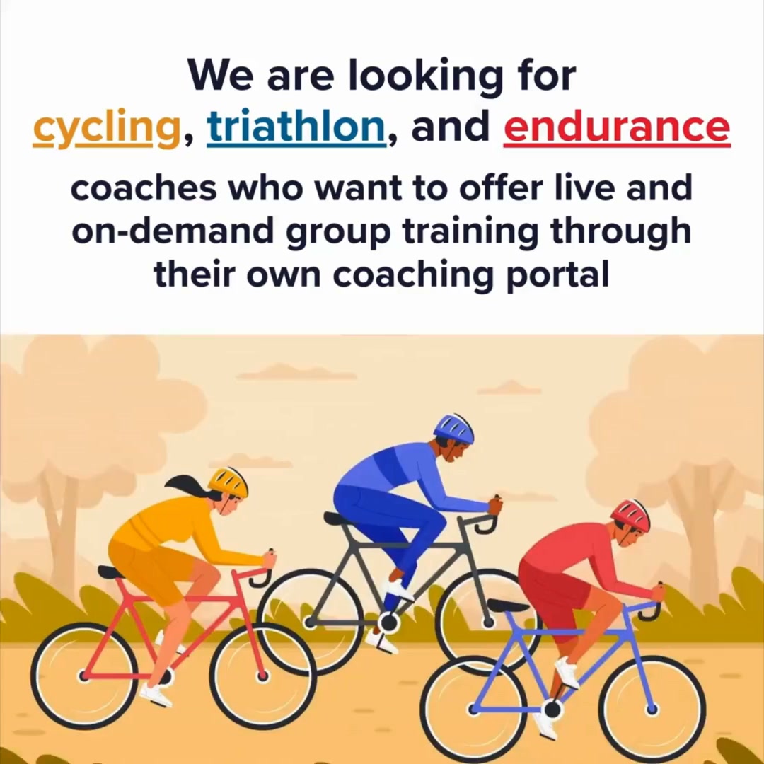 Velocity Cycling Facebook ad: Scale Your Endurance Coaching