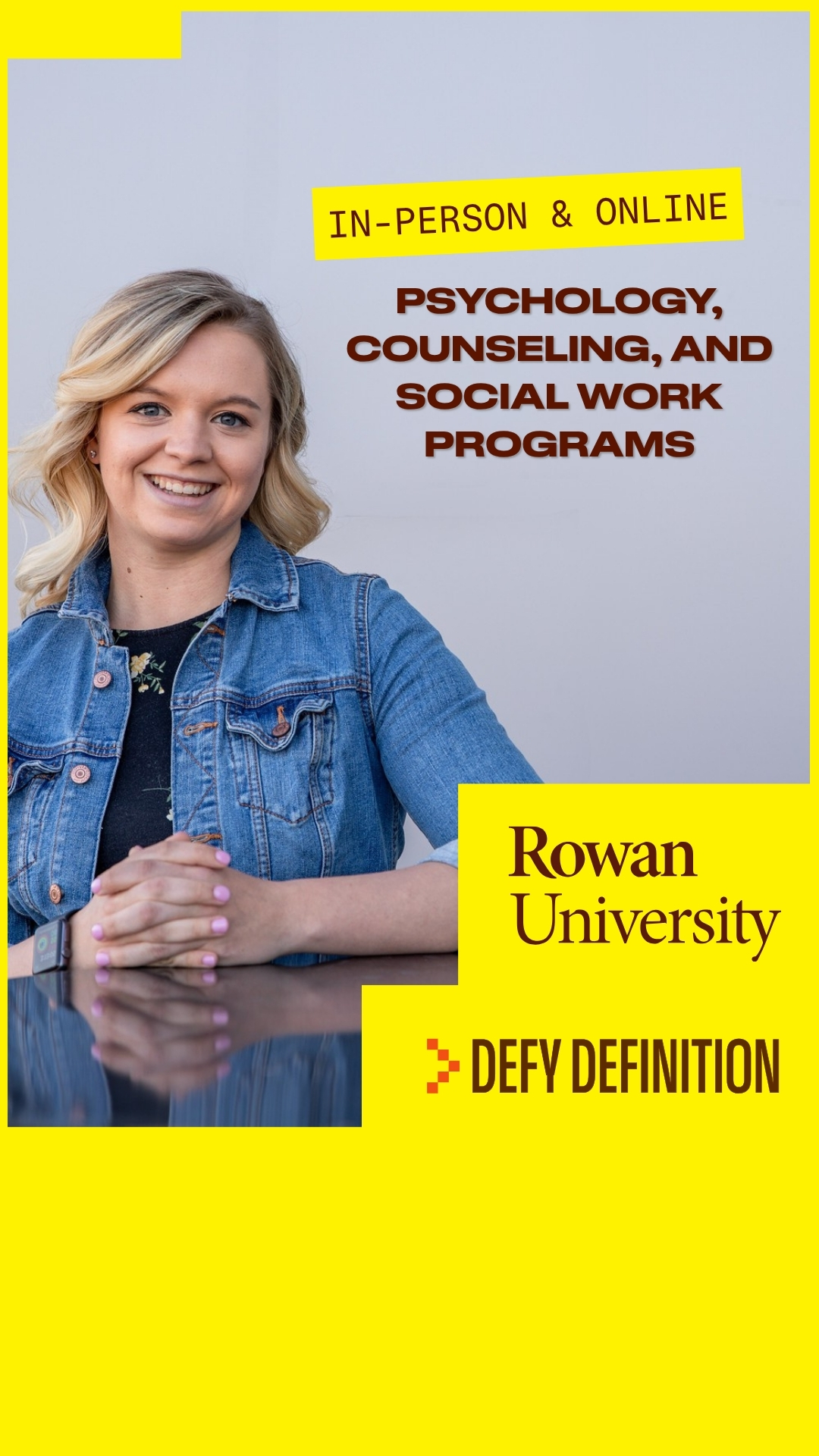 Rowan University Facebook ad
