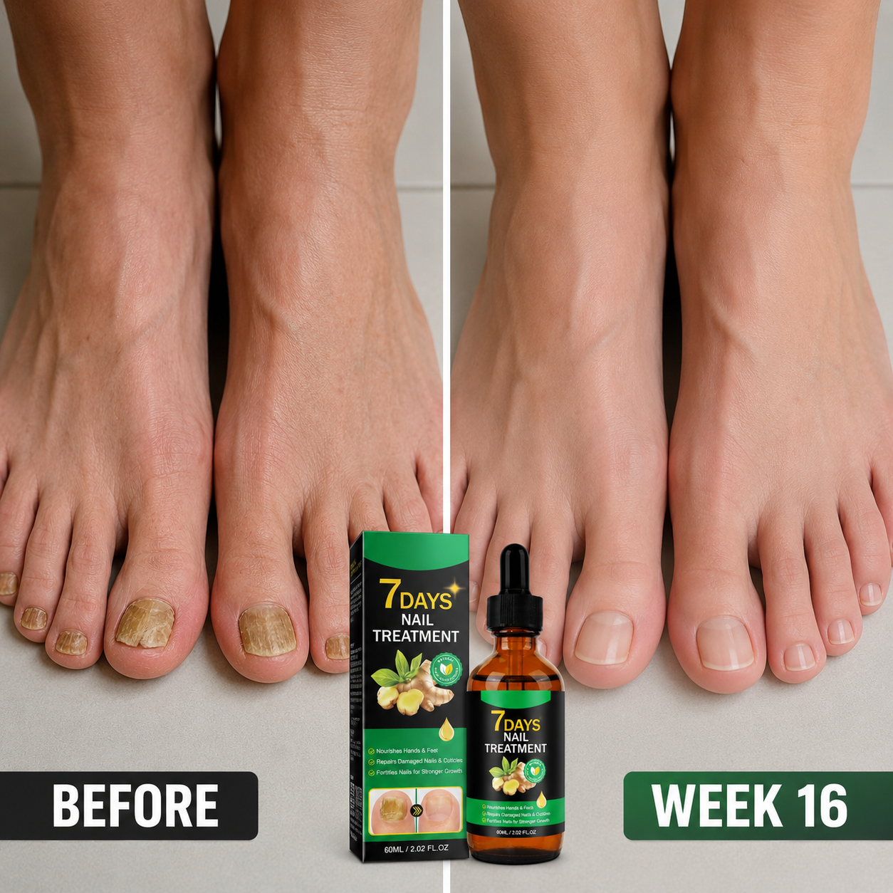 Beauty Anah Facebook ad: Restore Clear, Healthy-Looking Nails