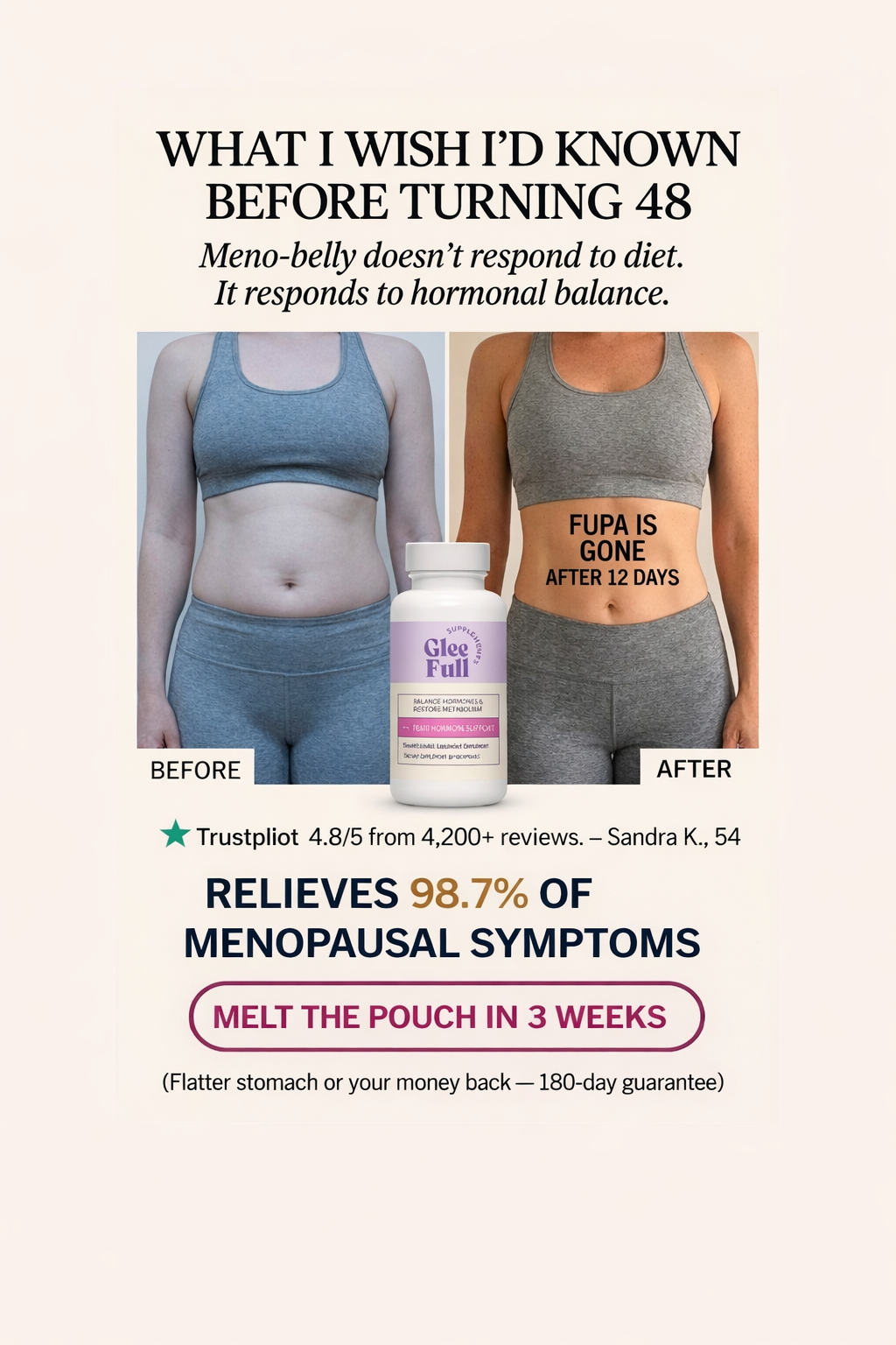 GleeFull Facebook ad