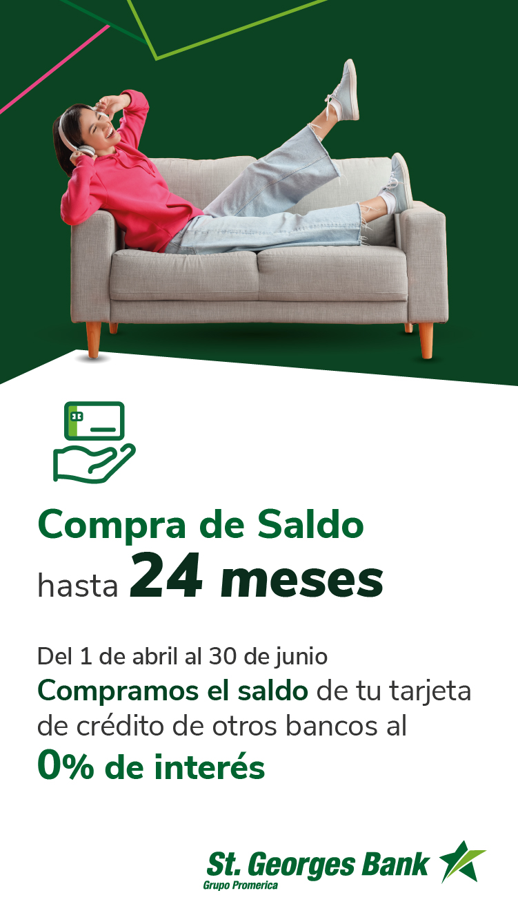 St. Georges Bank Panamá Facebook ad from Apr 20, 2026