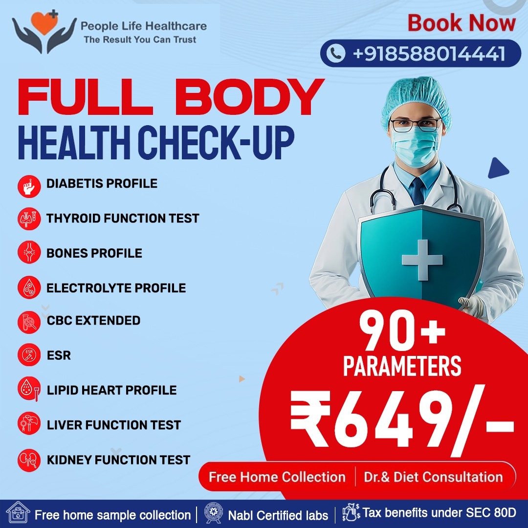 People Life Healthcare Facebook ad: Free Report Consultation. Book Today