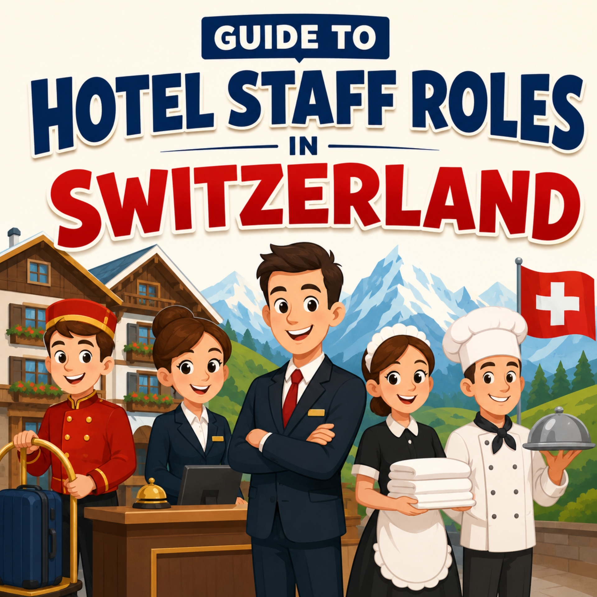 Daily Opportunity Facebook ad: Guide to Hotel Staff Roles in Switzerland