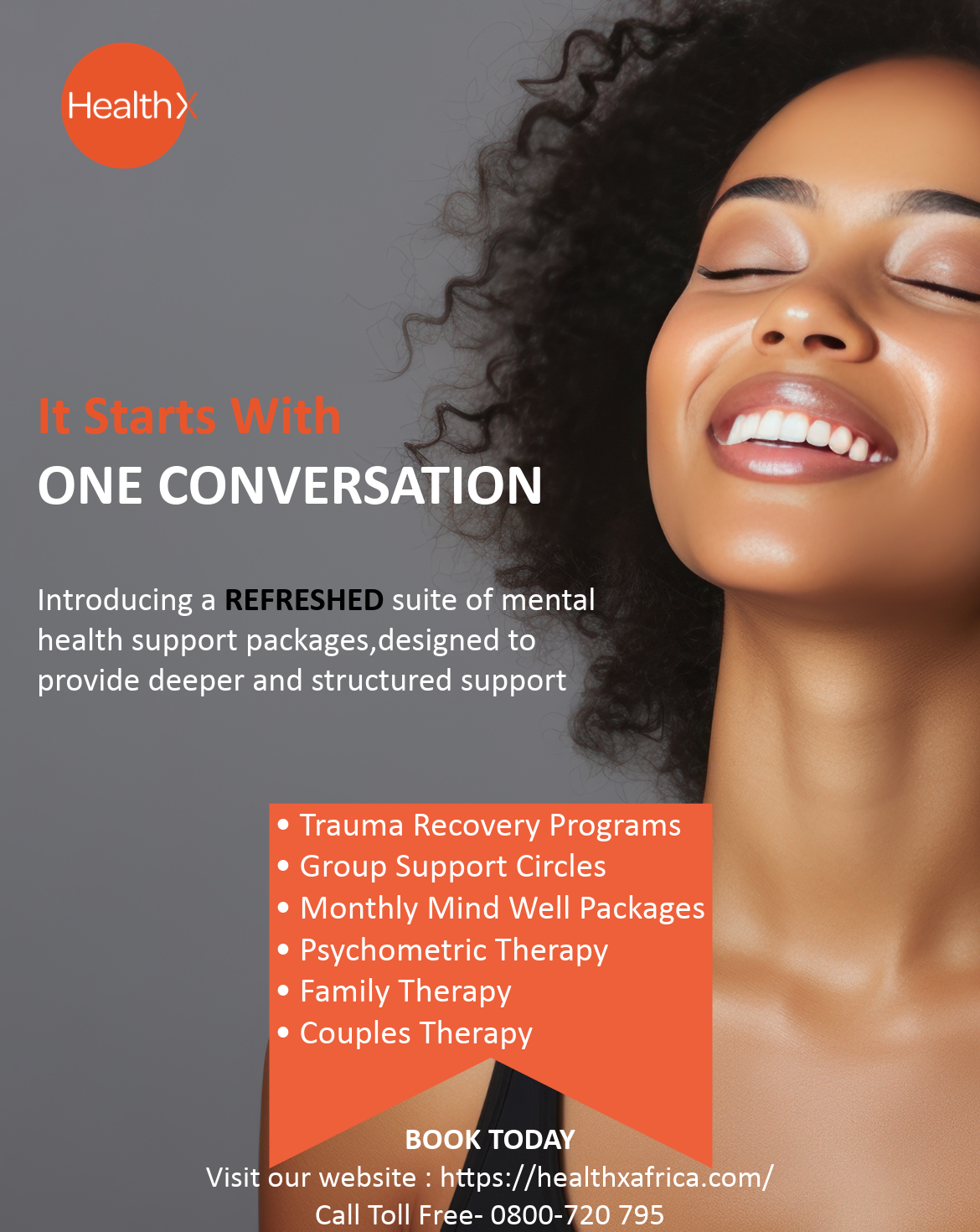 Health_X_Africa Facebook ad: Introducing Our Upgraded Support Packages