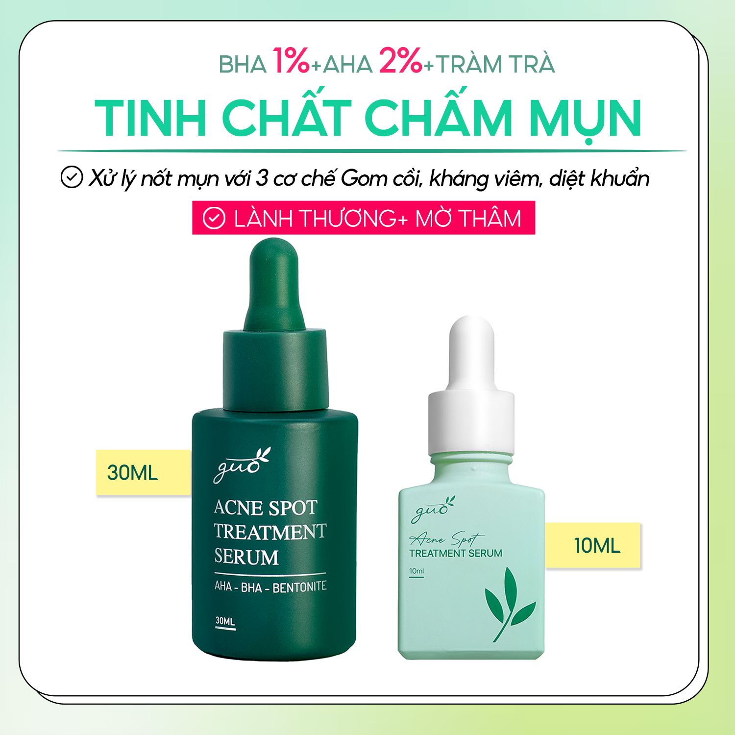 GUO Mỹ phẩm xanh sạch Facebook ad