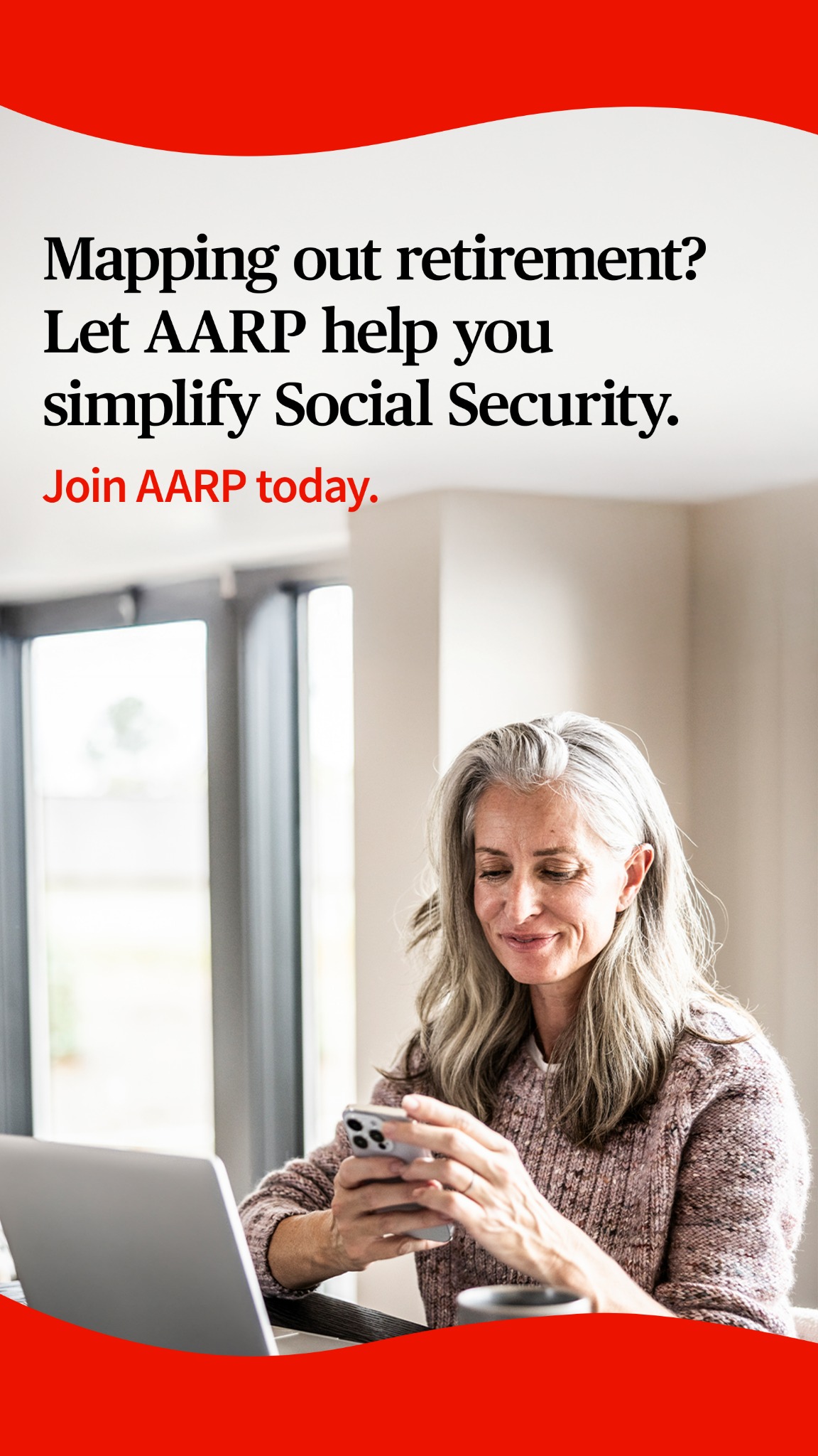 AARP Facebook ad