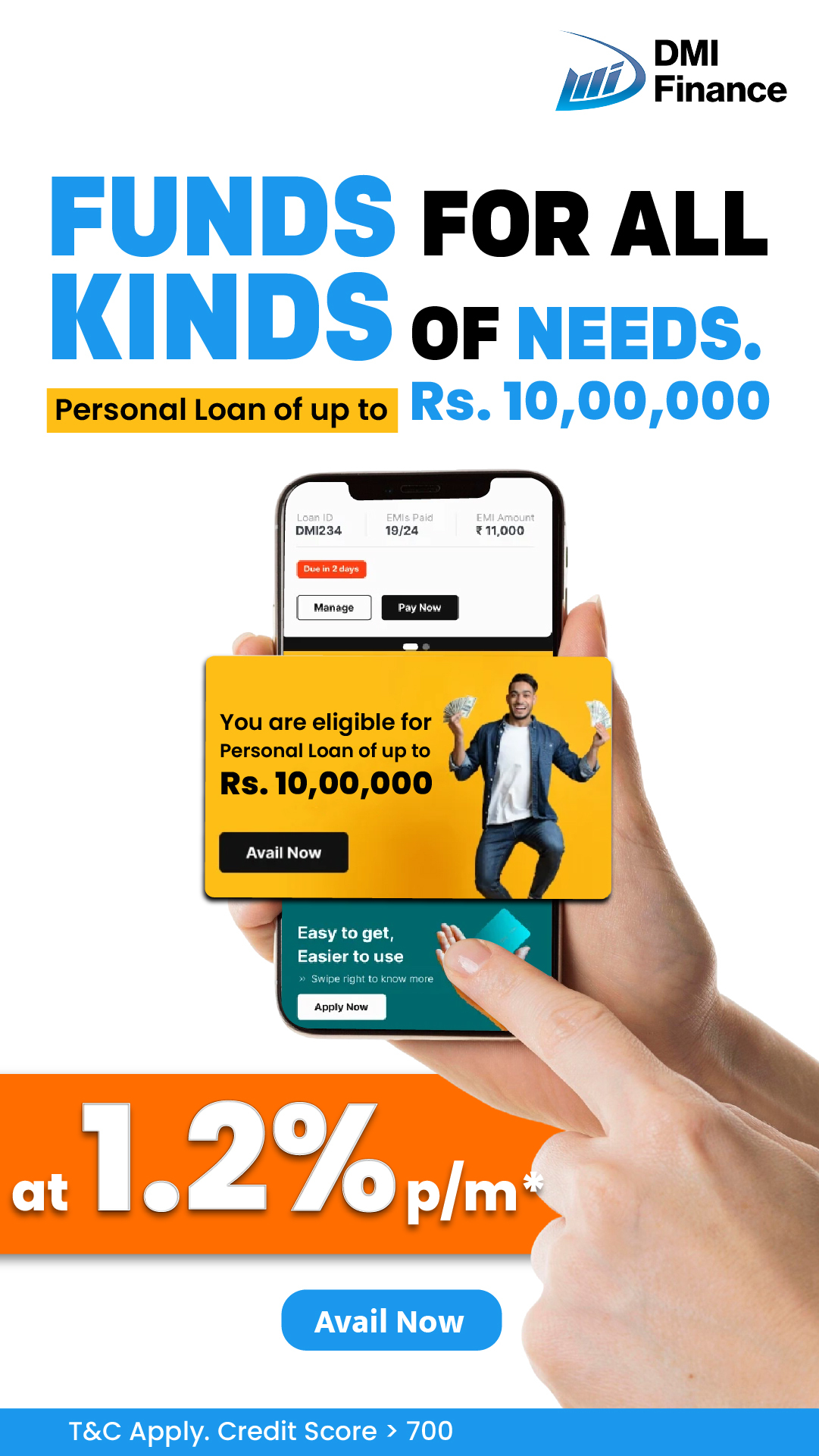 DMI Finance Facebook ad from Jan 9, 2026
